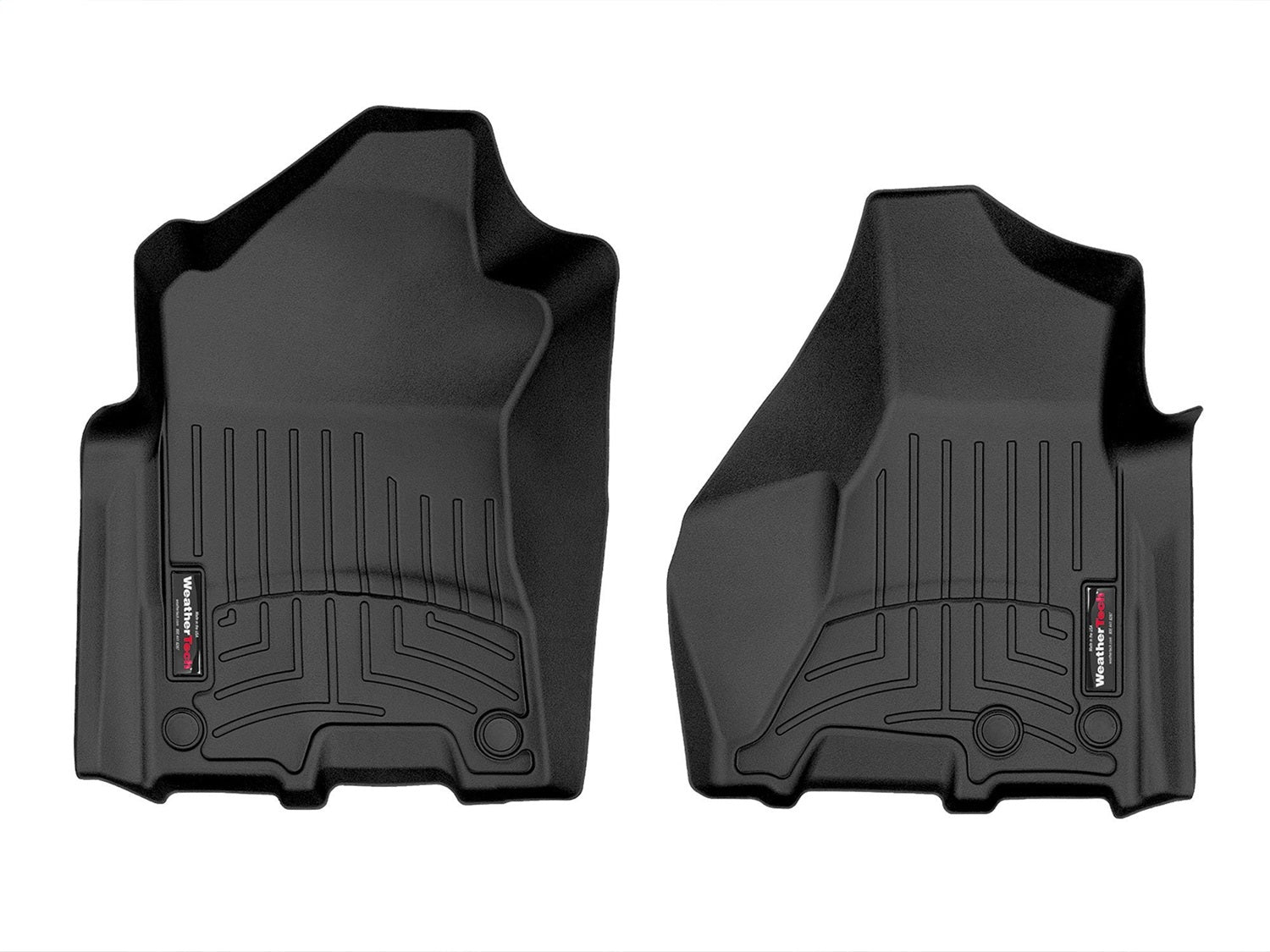 Weathertech - FloorLiner™ DigitalFit® Black Front & Rear Set 19-24 Ram 2500 / 19-25 Ram 3500 - 4416581V-4415456