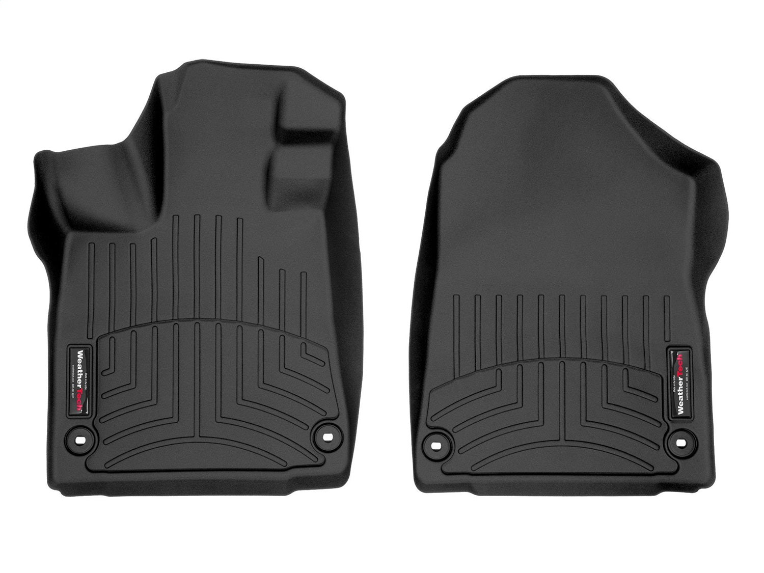 Weathertech - FloorLiner™ DigitalFit® Black Front & Rear Set 22-26 Acura MDX - 441669-1-2IM