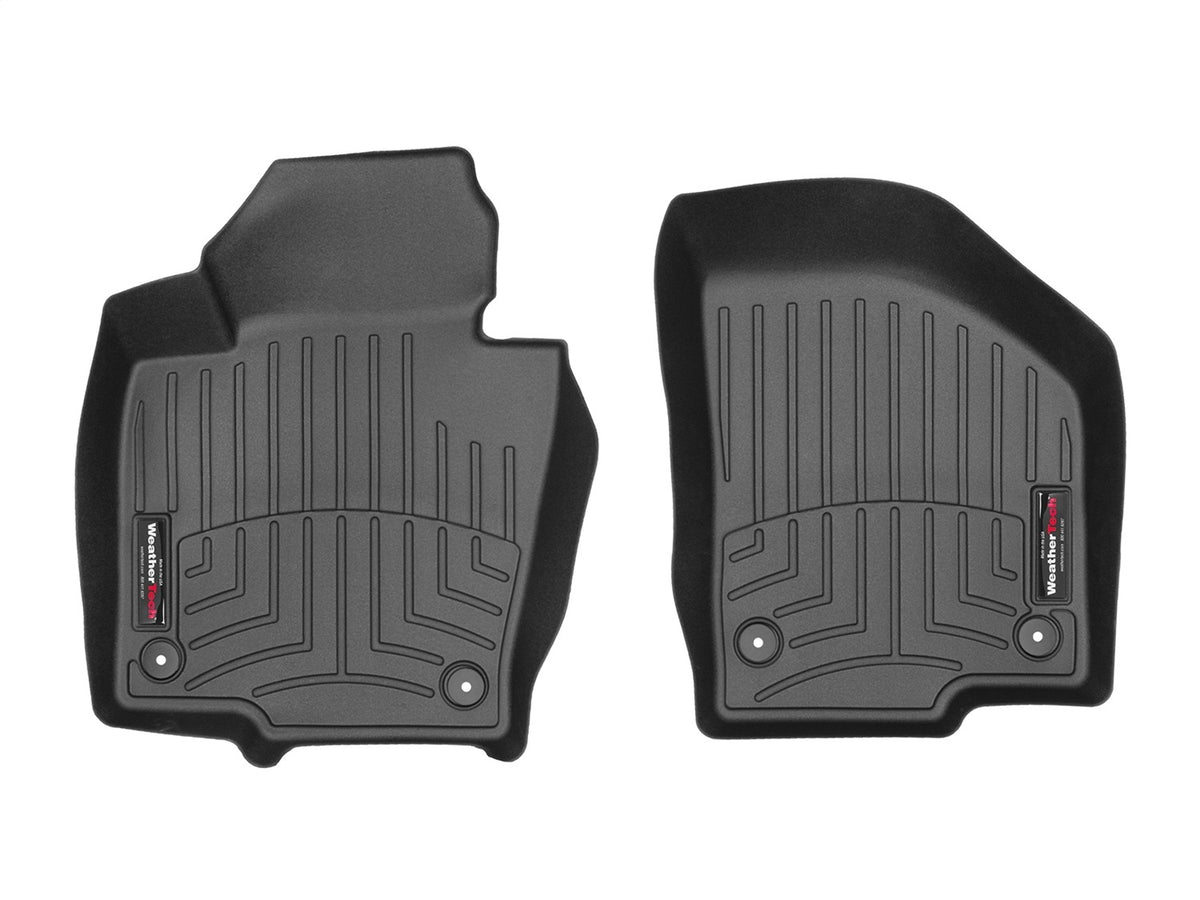 Weathertech - FloorLiner™ DigitalFit® Black Front & Rear Set 09-17 Volkswagen CC / 07-10 Volkswagen Passat - 44167-1-2