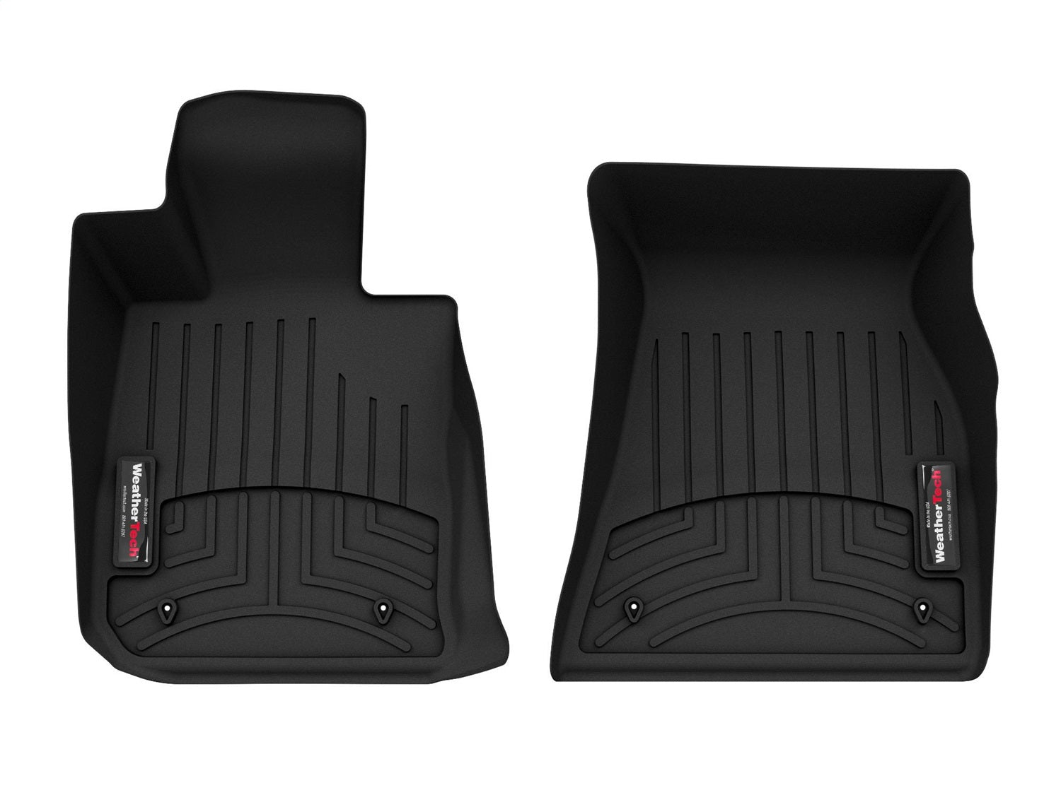 Weathertech - FloorLiner™ DigitalFit® Black Front & Rear Set 21-26 BMW 4-Series / 21-26 BMW M4 - 441673-1-2
