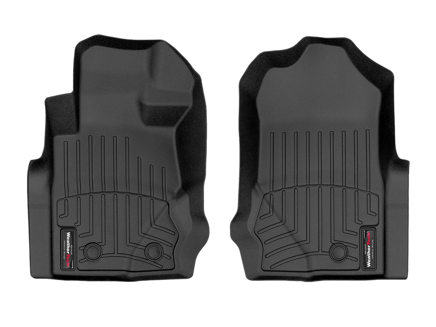 Weathertech - FloorLiner™ DigitalFit® Black Front & Rear Set 21-25 Ford Bronco - 441695-1-2