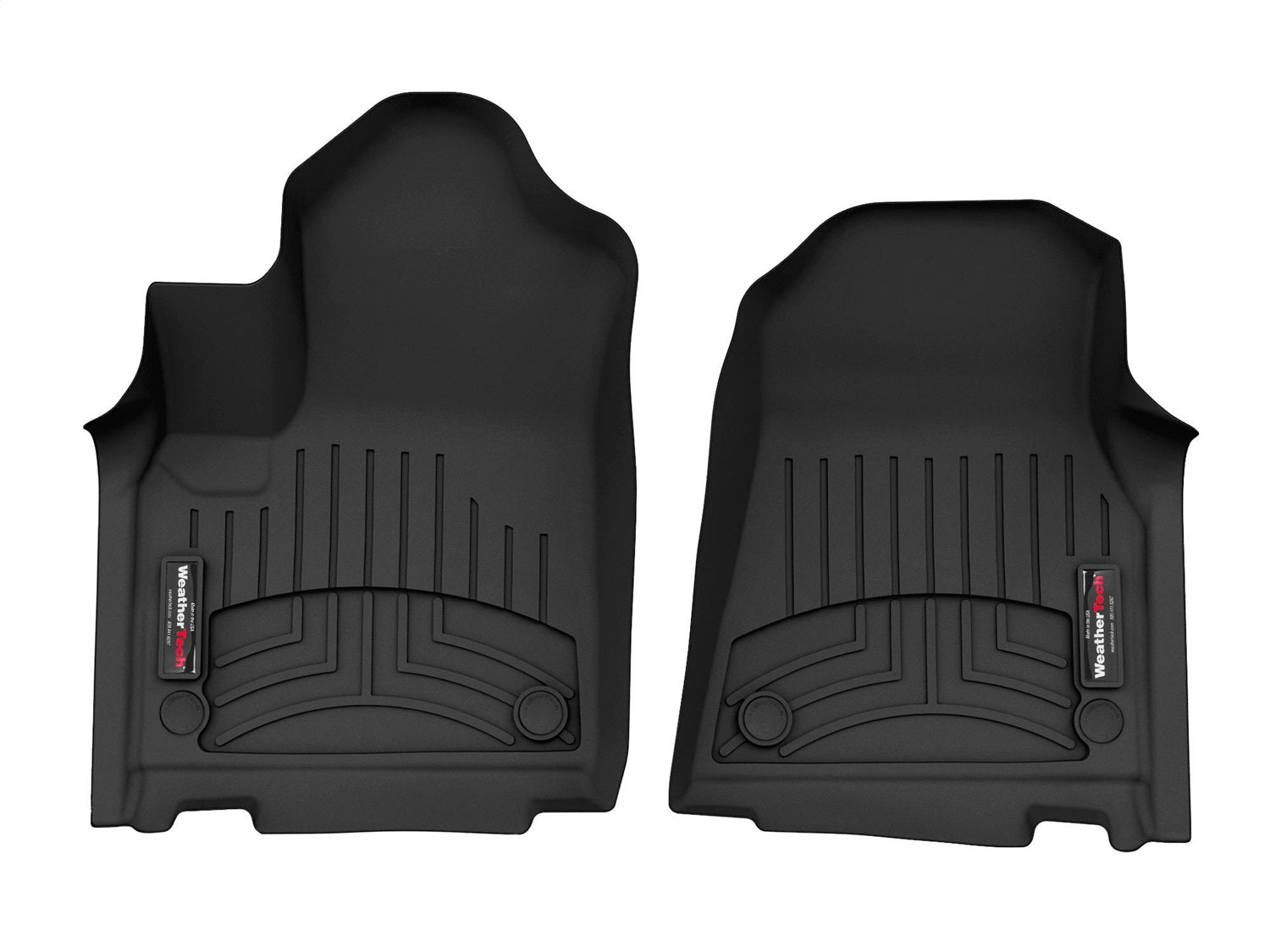Weathertech - FloorLiner™ DigitalFit® Black Front & Rear Set for Grand-Wagoneer / Grand-Wagoneer-L / Wagoneer / Wagoneer