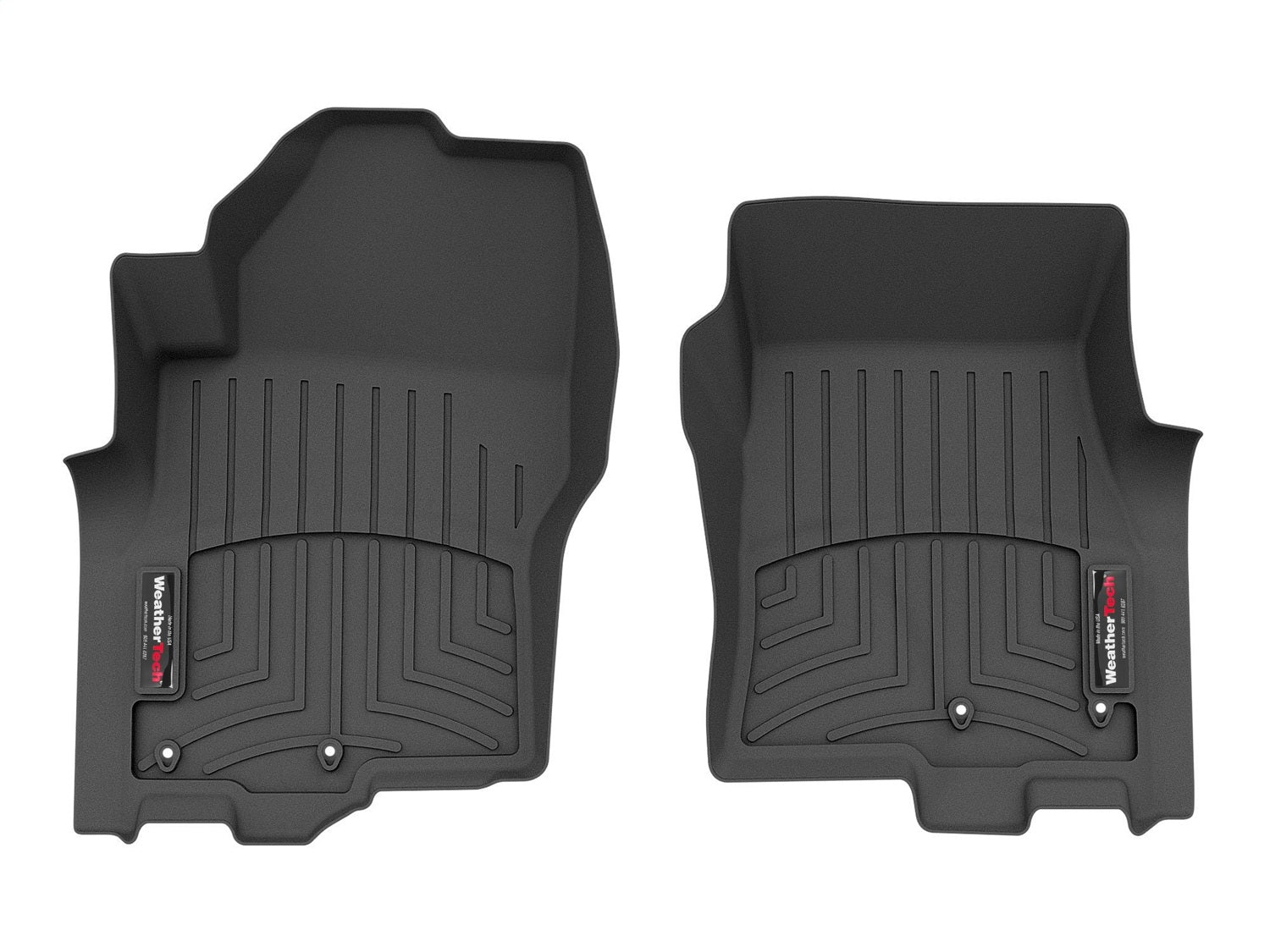 Weathertech - FloorLiner™ DigitalFit® Black Front & Rear Set 22-26 Nissan Frontier - 441705-1-4IM