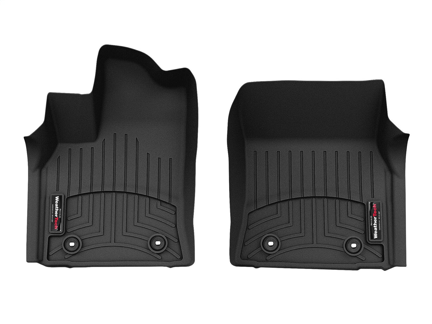Weathertech - FloorLiner™ DigitalFit® Black Front & Rear Set 22-26 Toyota Tundra - 441708-1-2
