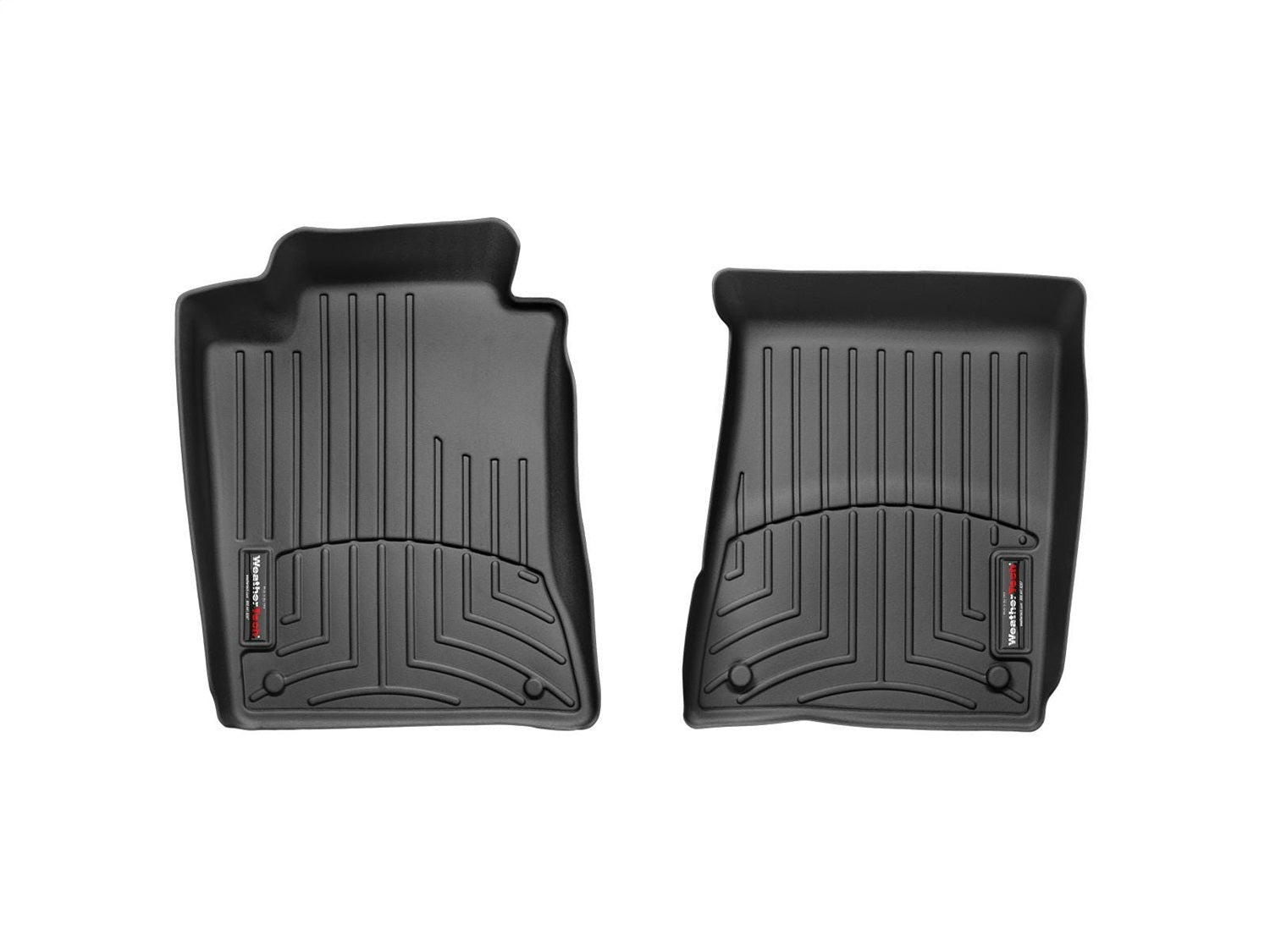 Weathertech - FloorLiner™ DigitalFit® Black Front & Rear Set - 441731-1-2