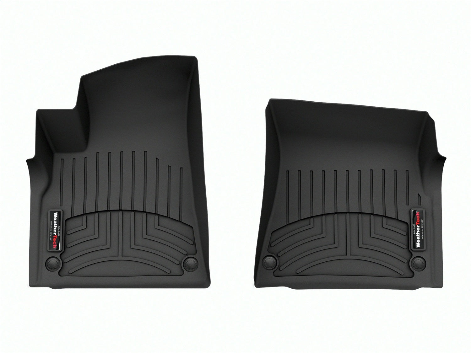 Weathertech - FloorLiner™ DigitalFit® Black Front & Rear Set 22-24 Rivian R1S - 4417341-4417772