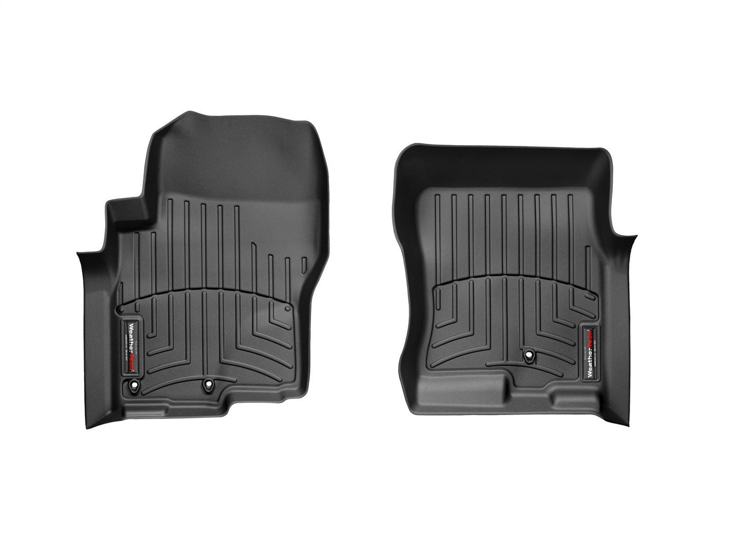 Weathertech - FloorLiner™ DigitalFit® Black Front & Rear Set 05-21 Nissan Frontier / 09-12 Suzuki Equator - 441761-44047