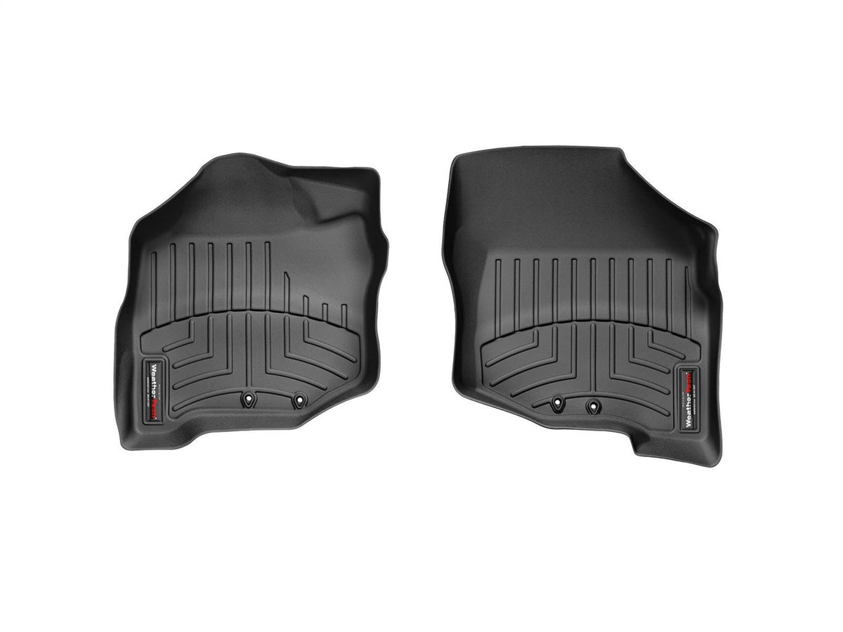 Weathertech - FloorLiner™ DigitalFit® Black Front & Rear Set 07-08 Honda Fit - 44177-1-2