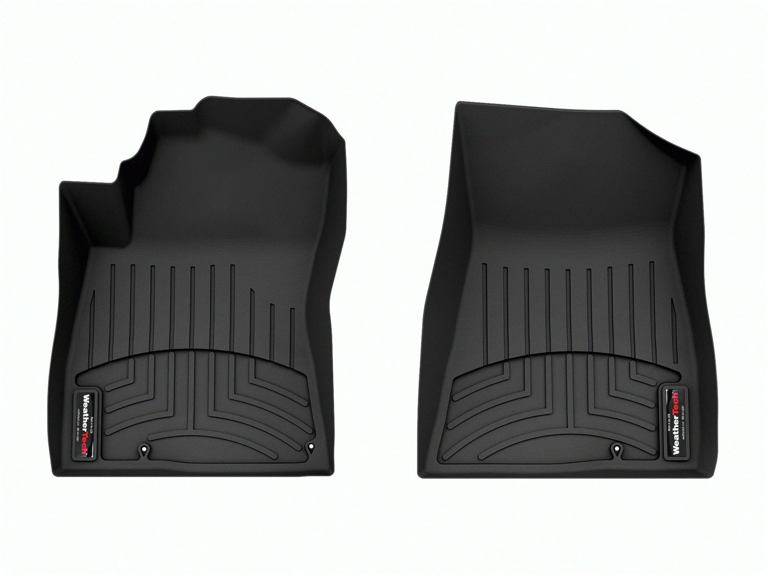 Weathertech - FloorLiner™ DigitalFit® Black Front & Rear Set 23-25 Kia Niro - 441776-1-3