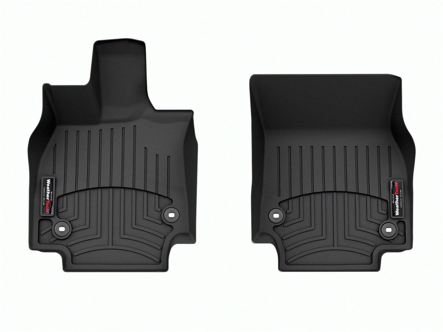Weathertech - FloorLiner™ DigitalFit® Black Front & Rear Set 23-26 Toyota Crown / 25 Toyota Crown-Signia - 441807-1-2