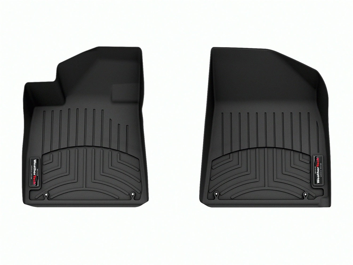 Weathertech - FloorLiner™ DigitalFit® Black Front & Rear Set 23-25 Hyundai Ioniq-6 - 441808-1-2
