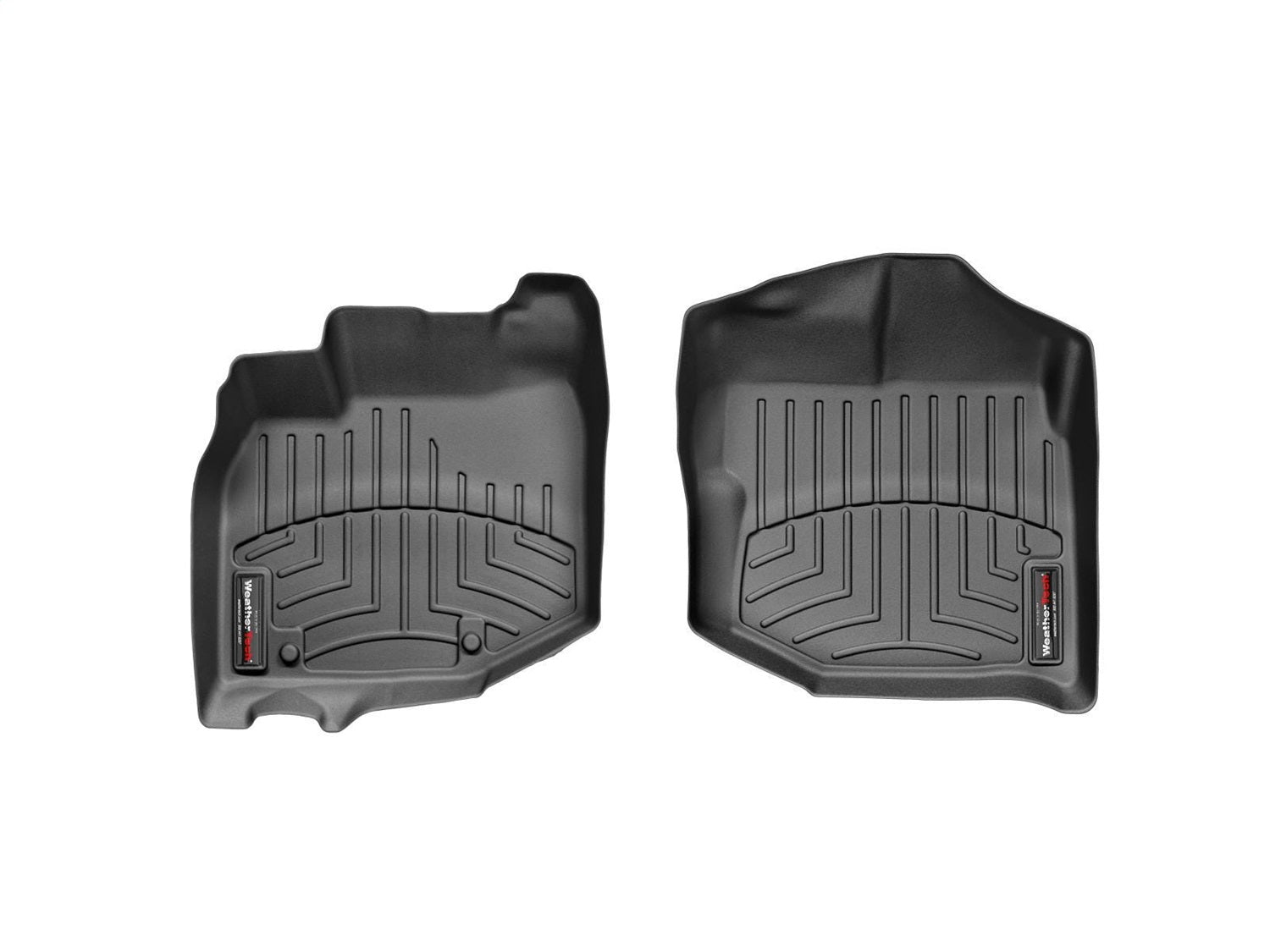 Weathertech - FloorLiner™ DigitalFit® Black Front & Rear Set 09-13 Honda Fit - 44181-1-2