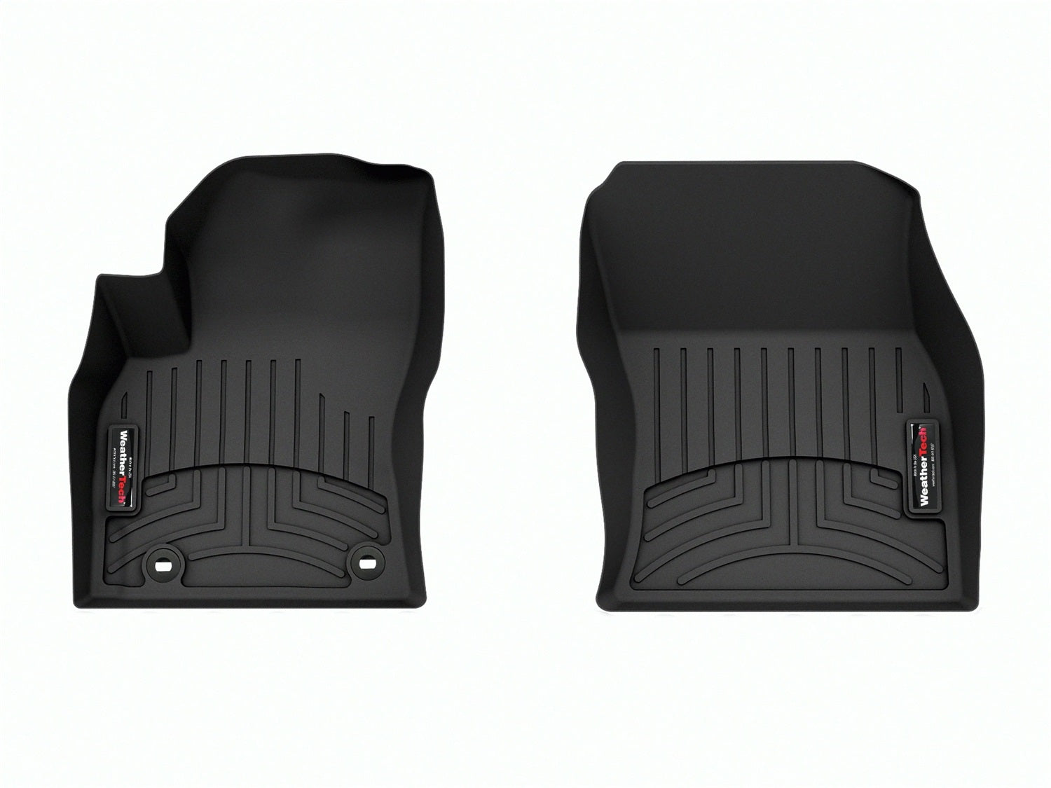 Weathertech - FloorLiner™ DigitalFit® Black Front & Rear Set 23-26 Toyota Corolla - 441830-1-2