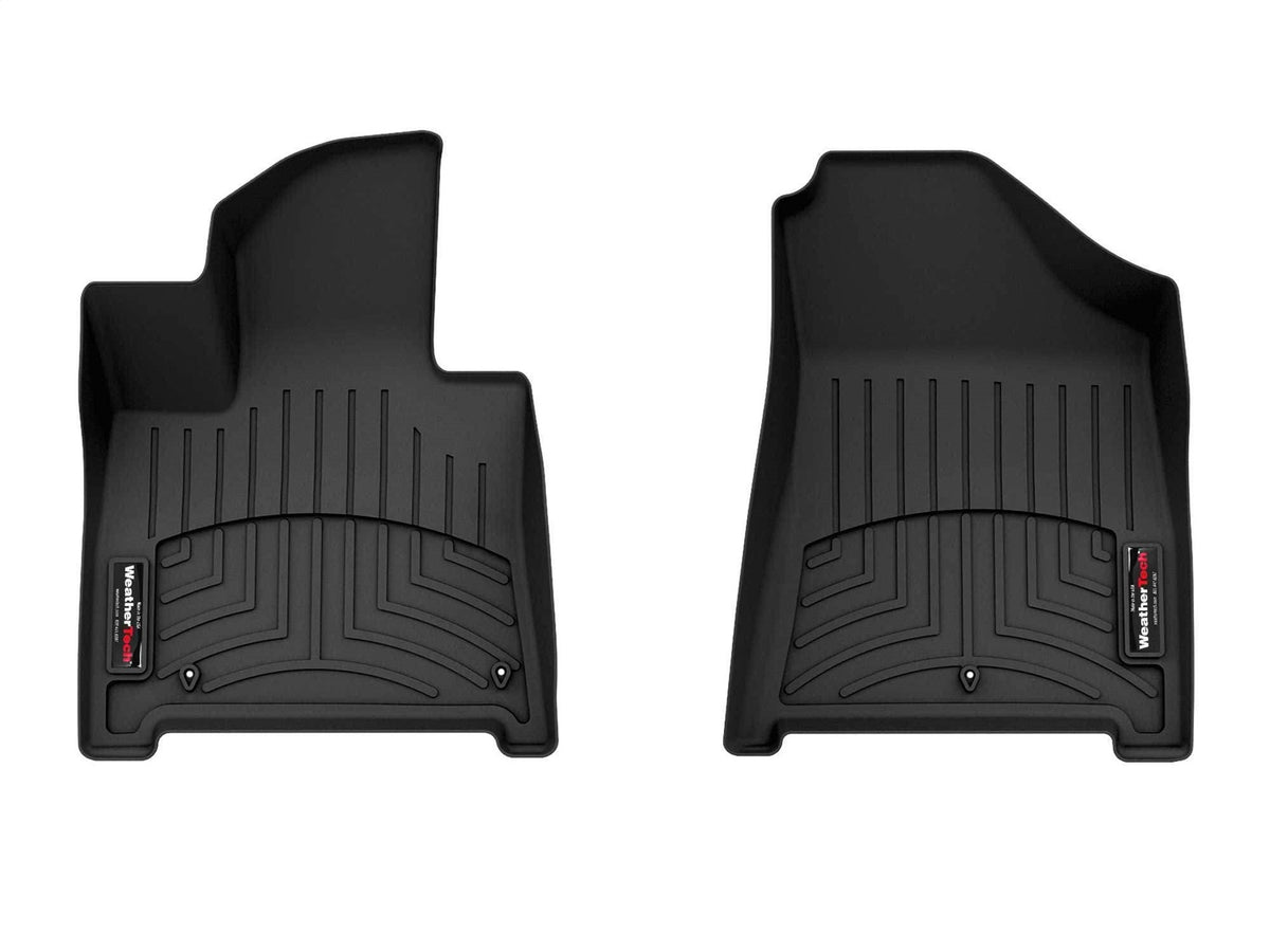 Weathertech - FloorLiner™ DigitalFit® Black Front & Rear Set 24-26 Hyundai Santa-Fe - 441865-1-2