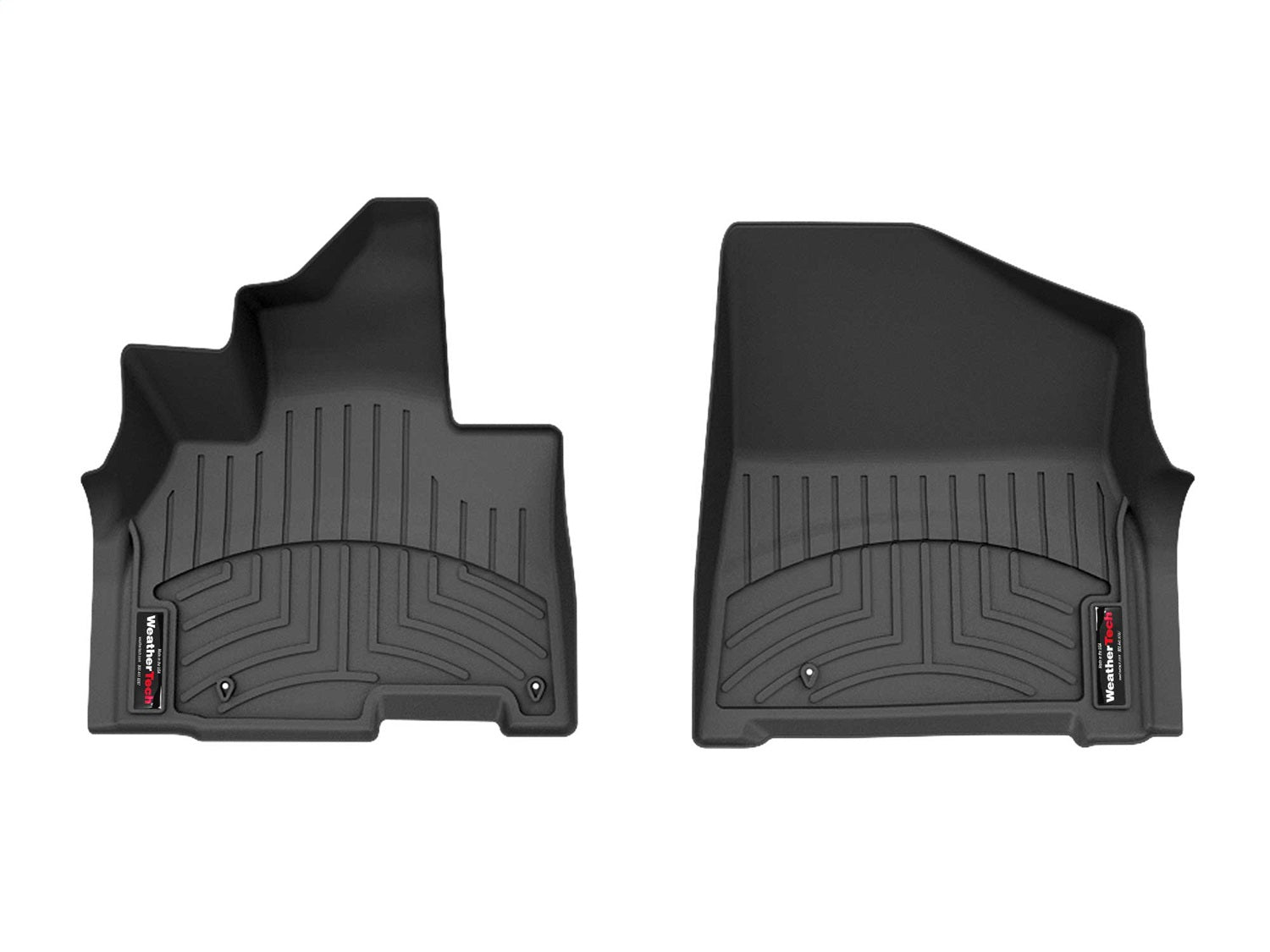 Weathertech - FloorLiner™ DigitalFit® Black Front & Rear Set 25-26 Kia Carnival - 441911-1-2
