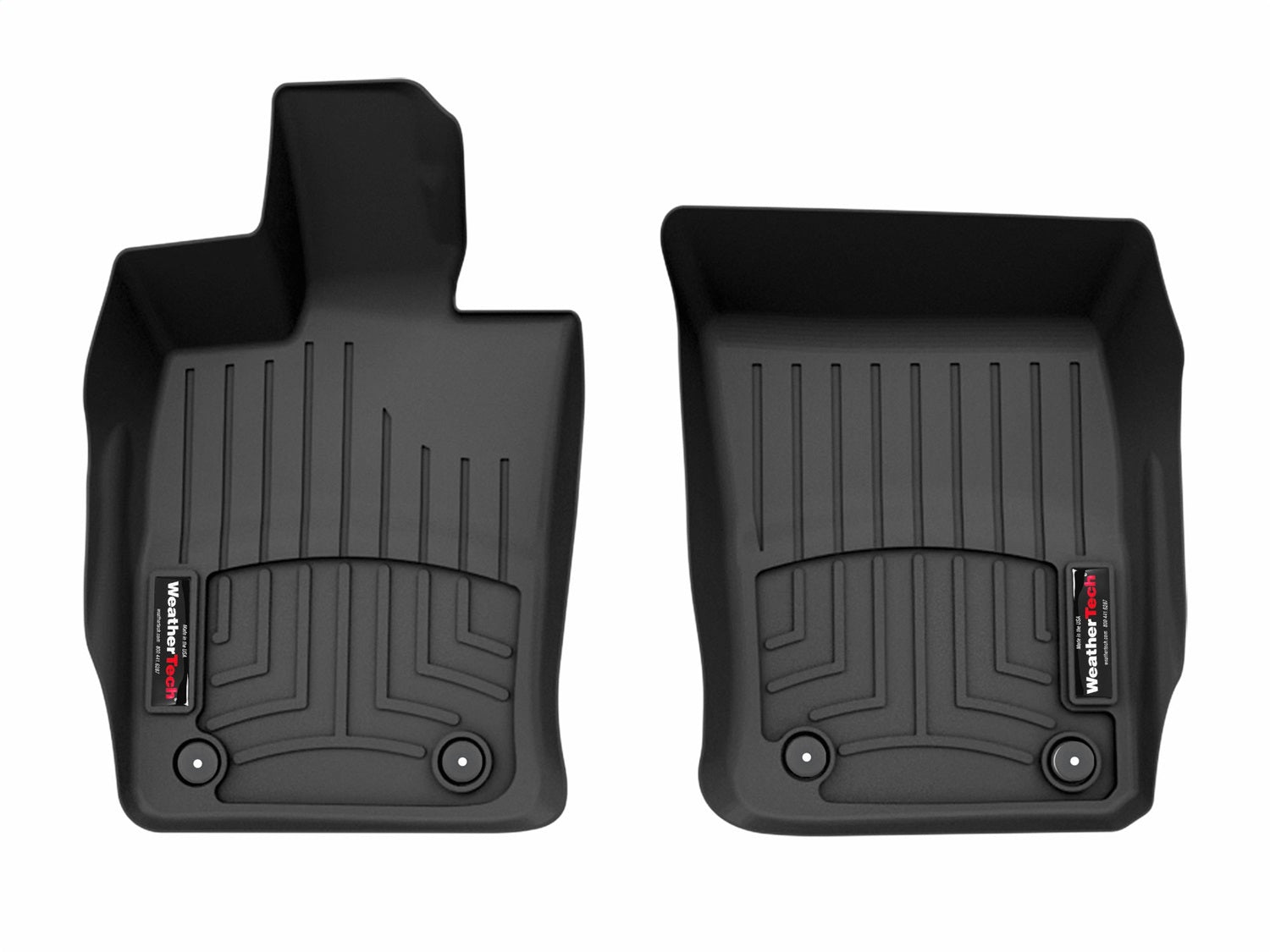 Weathertech - FloorLiner™ DigitalFit® Black Front & Rear Set 24-26 Porsche Panamera - 4419301-4411802