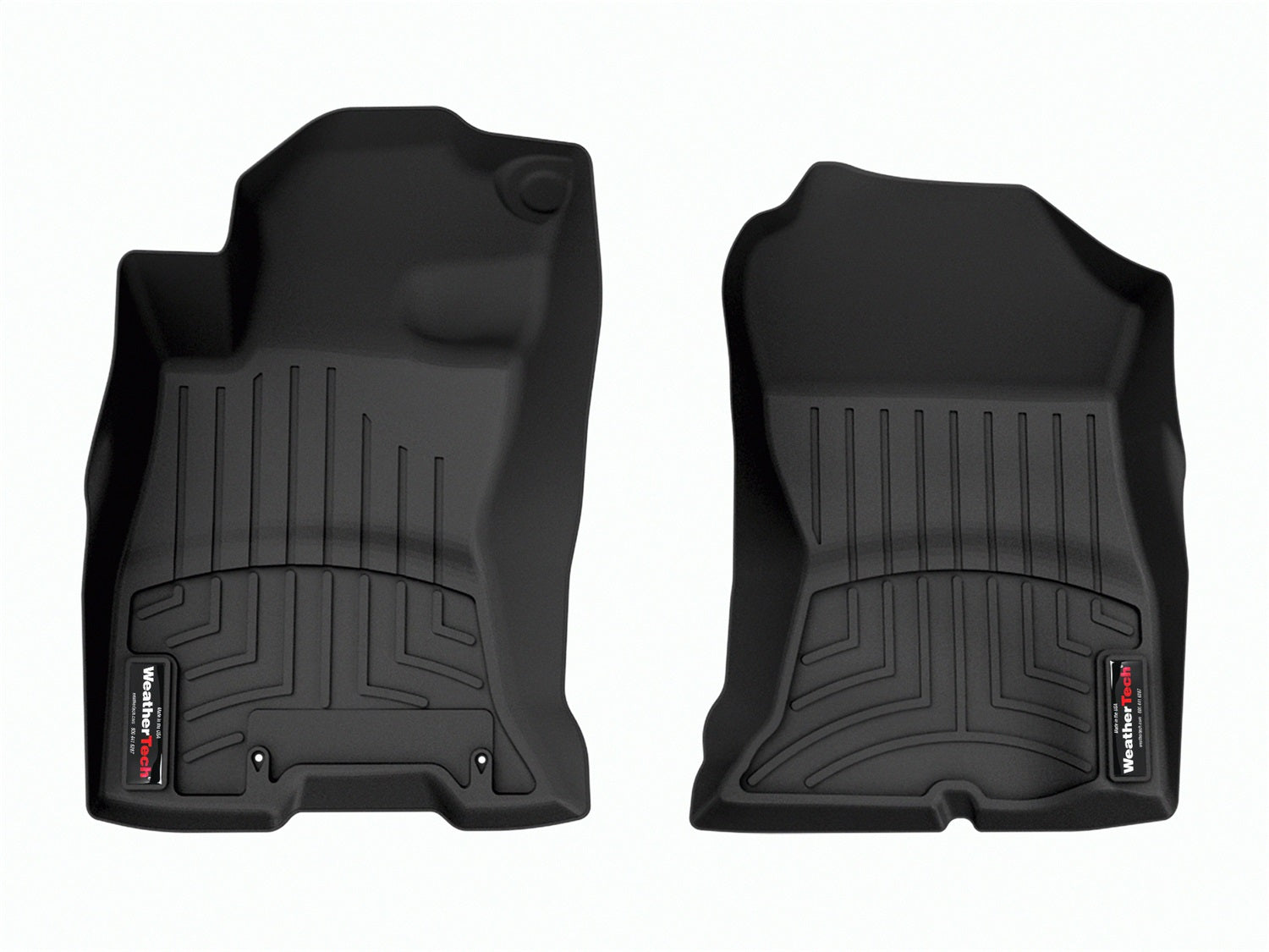 Weathertech - FloorLiner™ DigitalFit® Black Front & Rear Set 18-23 Subaru Crosstrek / 17-23 Subaru Impreza / 22-25 Subar