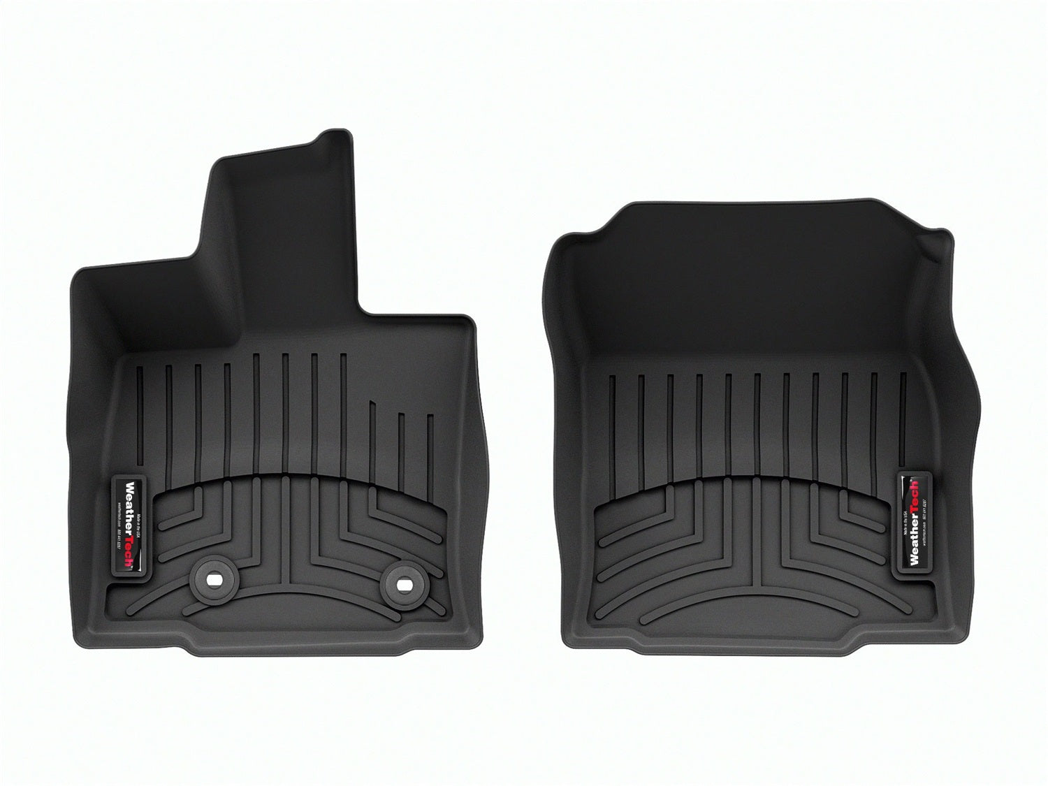 Weathertech - FloorLiner™ DigitalFit® - Black Front - 4419721