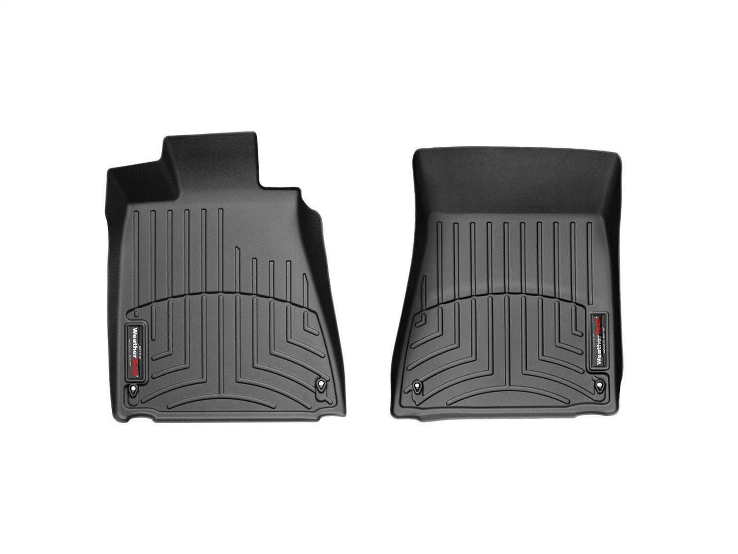 Weathertech - FloorLiner™ DigitalFit® Black Front & Rear Set 06-11 Lexus GS - 44205-1-2