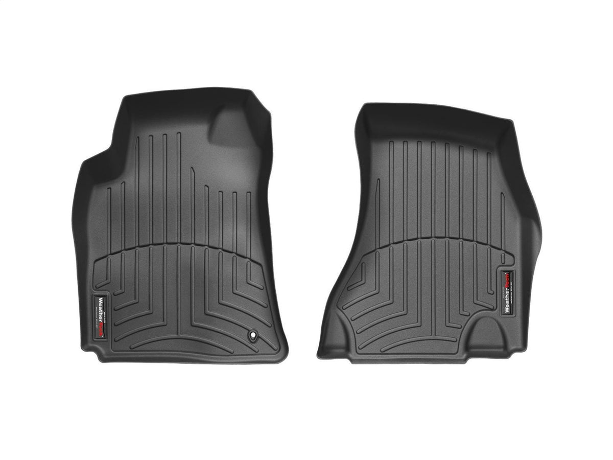 Weathertech - FloorLiner™ DigitalFit® Black Front & Rear Set 08-10 Dodge Challenger - 44222-1-2