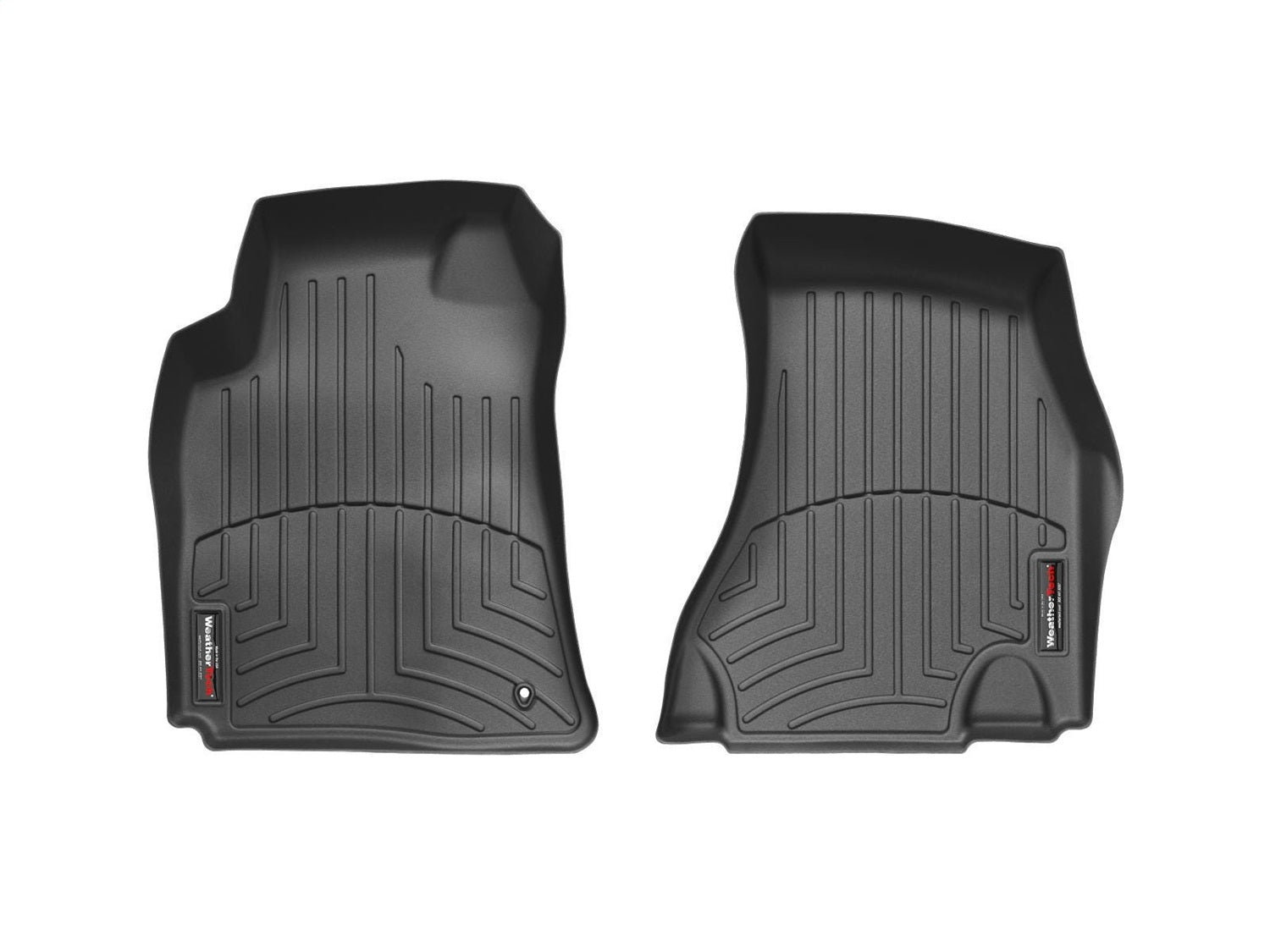 Weathertech - FloorLiner™ DigitalFit® Black Front & Rear Set 08-10 Dodge Challenger - 44222-1-2