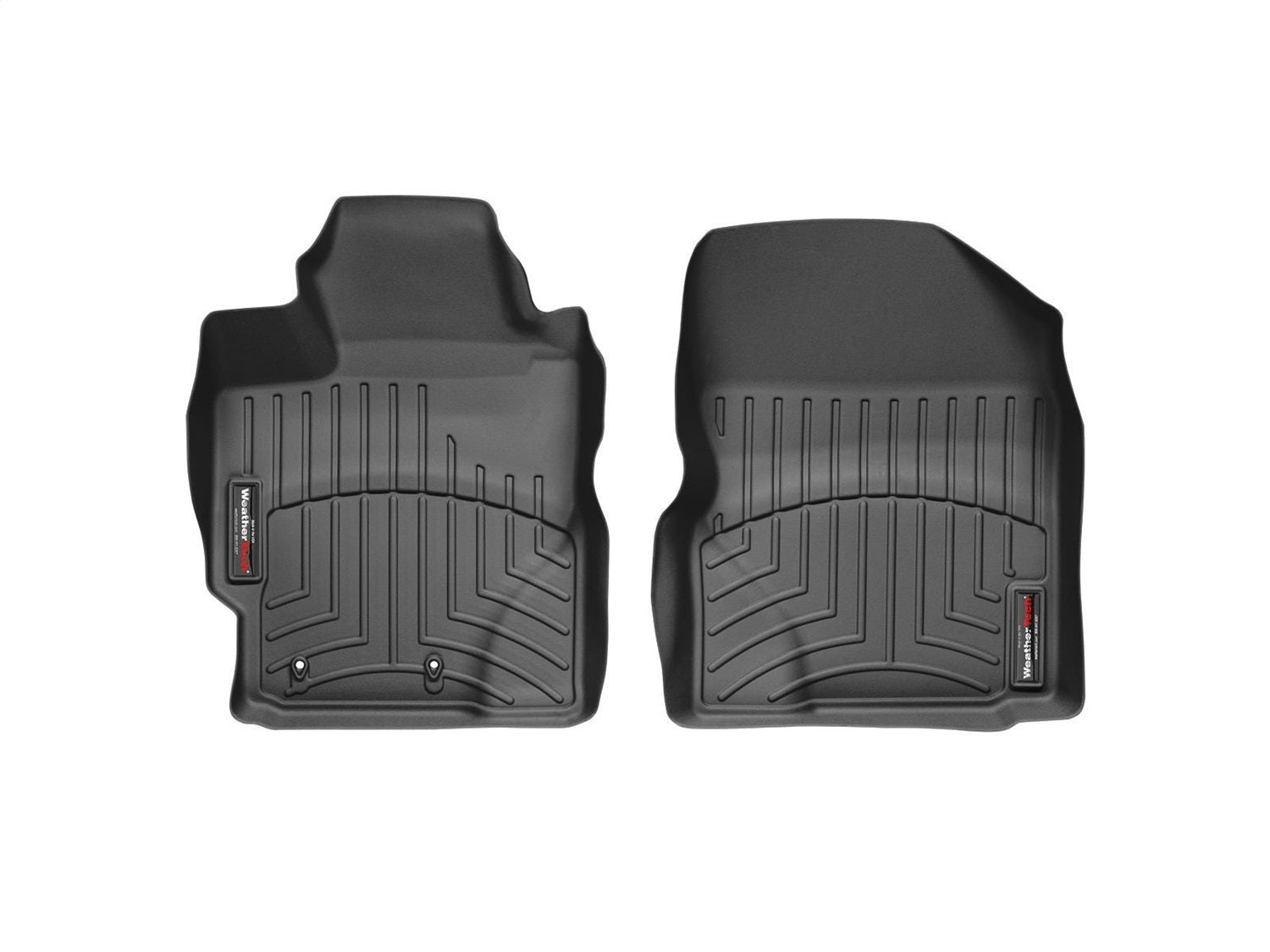 Weathertech - FloorLiner™ DigitalFit® Black Front & Rear Set 07-11 Toyota Yaris - 44227-1-2