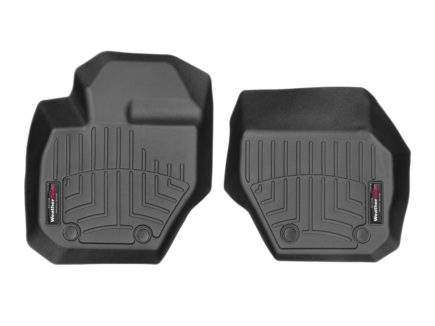 Weathertech - FloorLiner™ DigitalFit® Black Front & Rear Set 11-18 Volvo S60 / 15-18 Volvo V60 - 44234-1-3