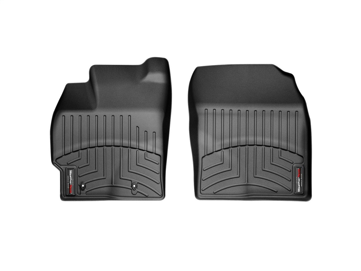 Weathertech - FloorLiner™ DigitalFit® Black Front & Rear Set 10-11 Toyota Prius - 44256-1-2