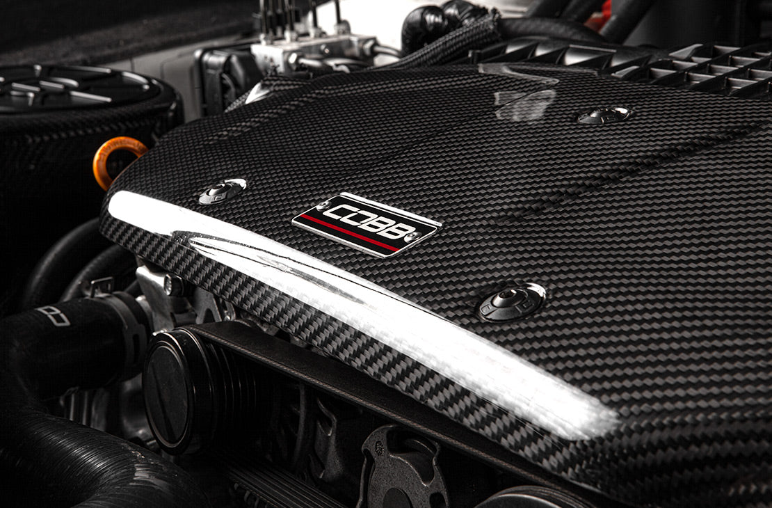 Cobb 15-21 Subaru WRX Redline Carbon Fiber Engine Cover - Gloss Finish - 442605