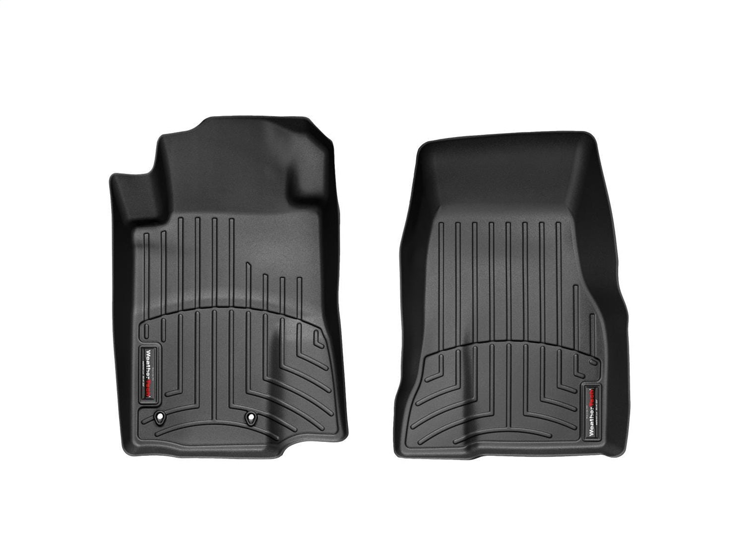 Weathertech - FloorLiner™ DigitalFit® Black Front & Rear Set 09-10 Ford Mustang - 442761-441392