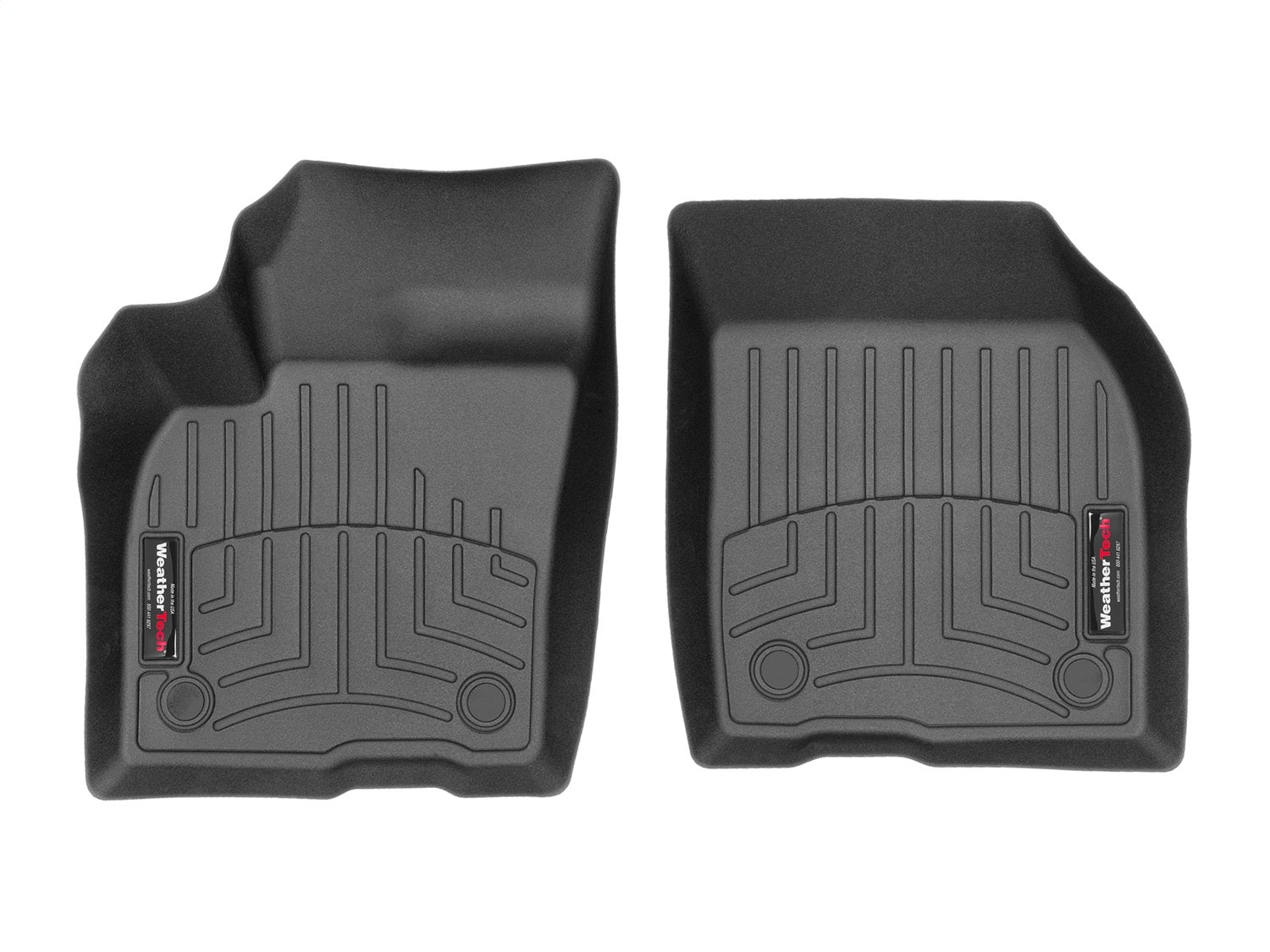 Weathertech - FloorLiner™ DigitalFit® Black Front & Rear Set 04-11 Volvo S40 / 05-11 Volvo V50 - 44279-1-3