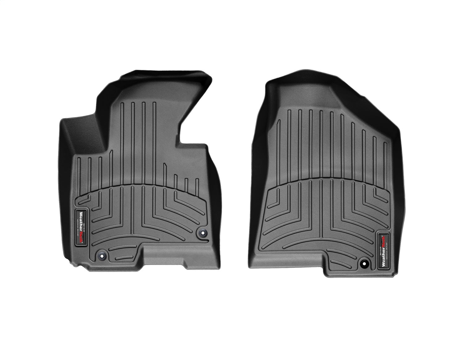 Weathertech - FloorLiner™ DigitalFit® Black Front & Rear Set 11-13 Hyundai Tucson / 11-13 Kia Sportage - 44292-1-4