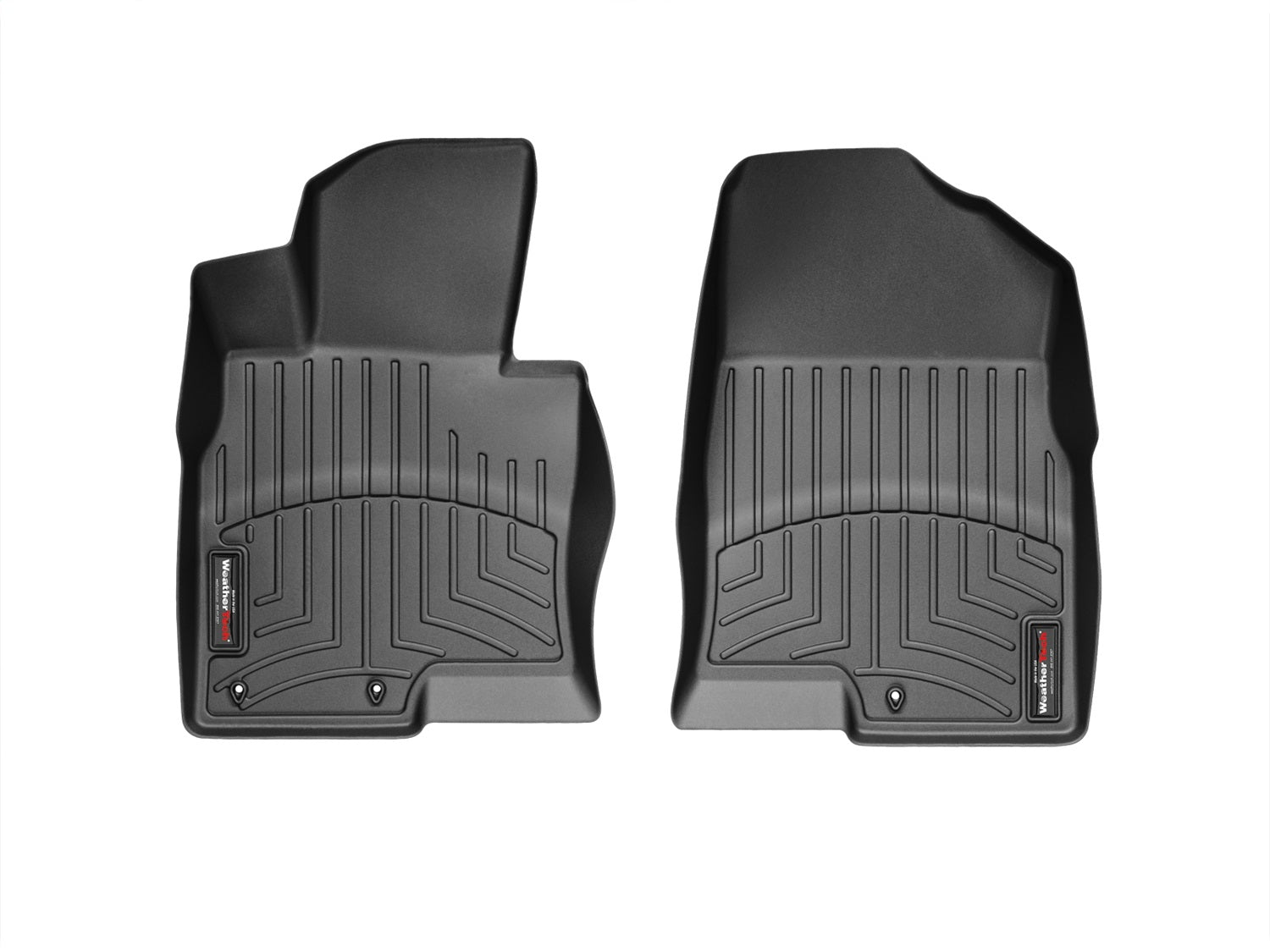 Weathertech - FloorLiner™ DigitalFit® Black Front & Rear Set 11-14 Hyundai Sonata - 44296-1-2