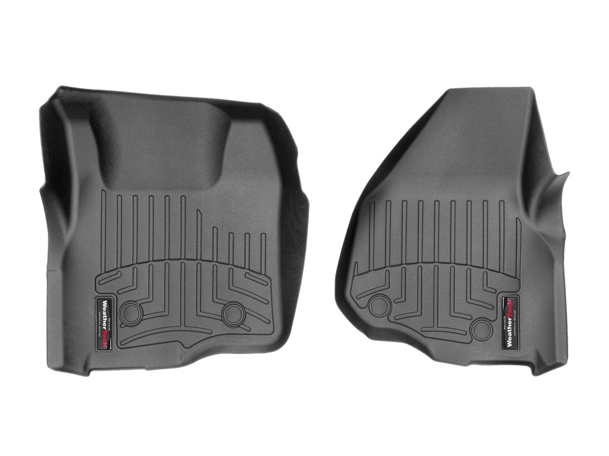 Weathertech - FloorLiner™ DigitalFit® Black Front & Rear Set for F-250 / F-350 / F-450-Super-Duty / F-550-Super-Duty - 4