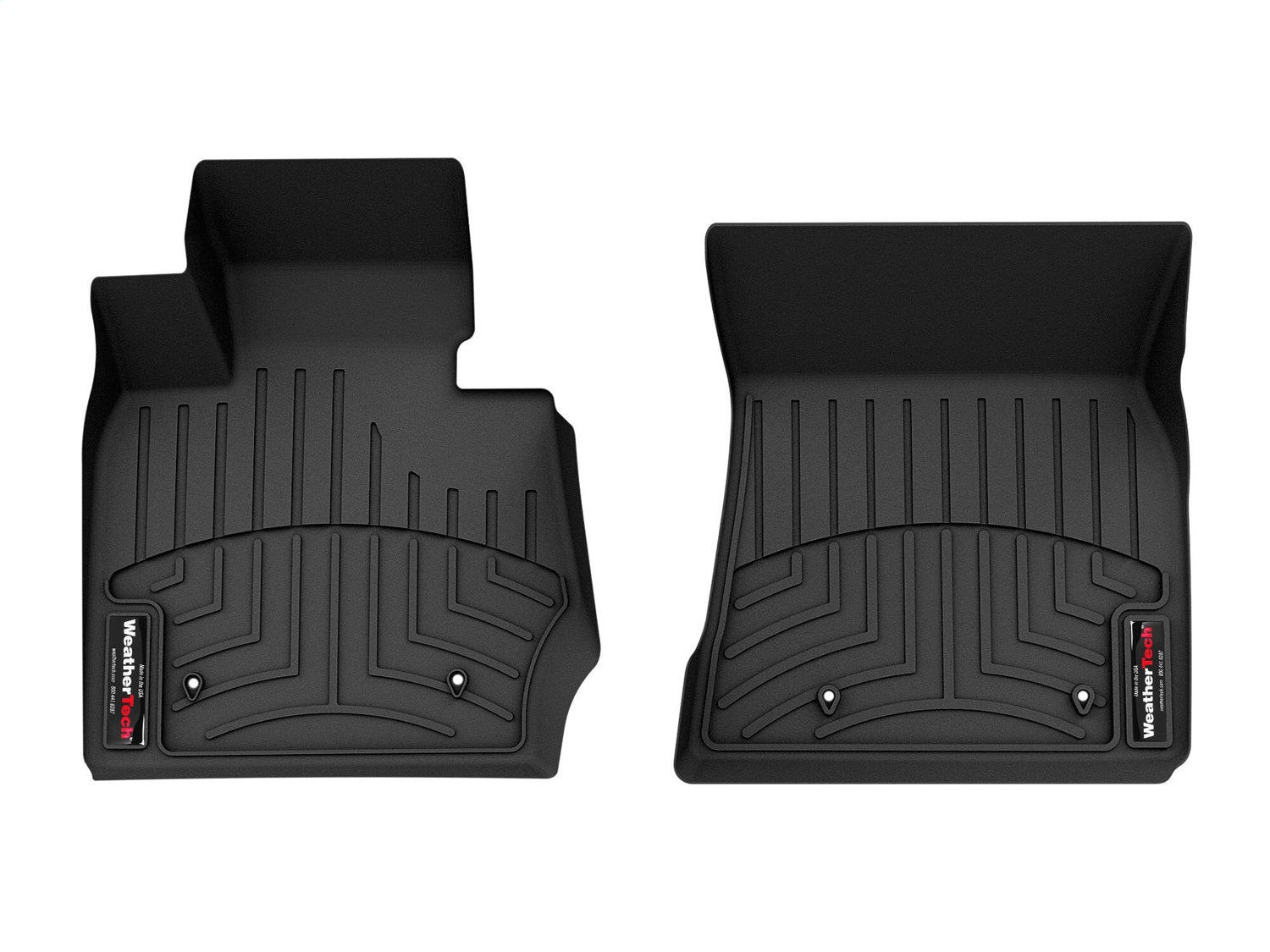 Weathertech - FloorLiner™ DigitalFit® Black Front & Rear Set 11-17 BMW X3 / 15-18 BMW X4 - 44331-1-2