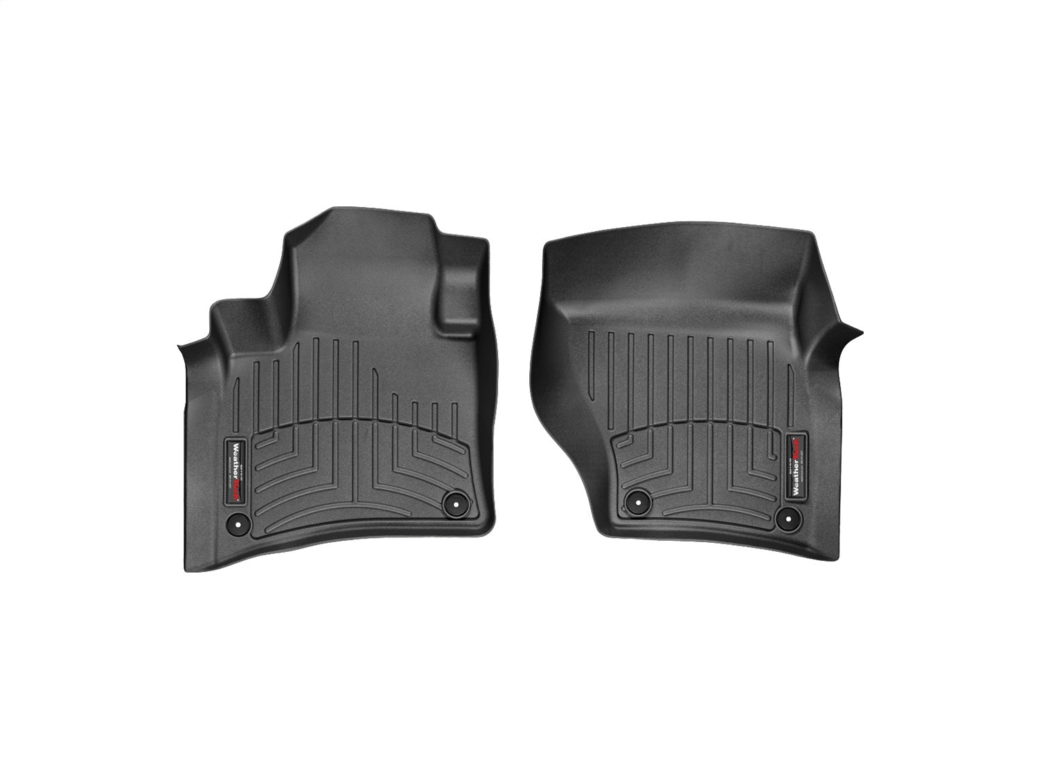 Weathertech - FloorLiner™ DigitalFit® Black Front & Rear Set 11-18 Porsche Cayenne / 11-17 Volkswagen Touareg - 44333-1-