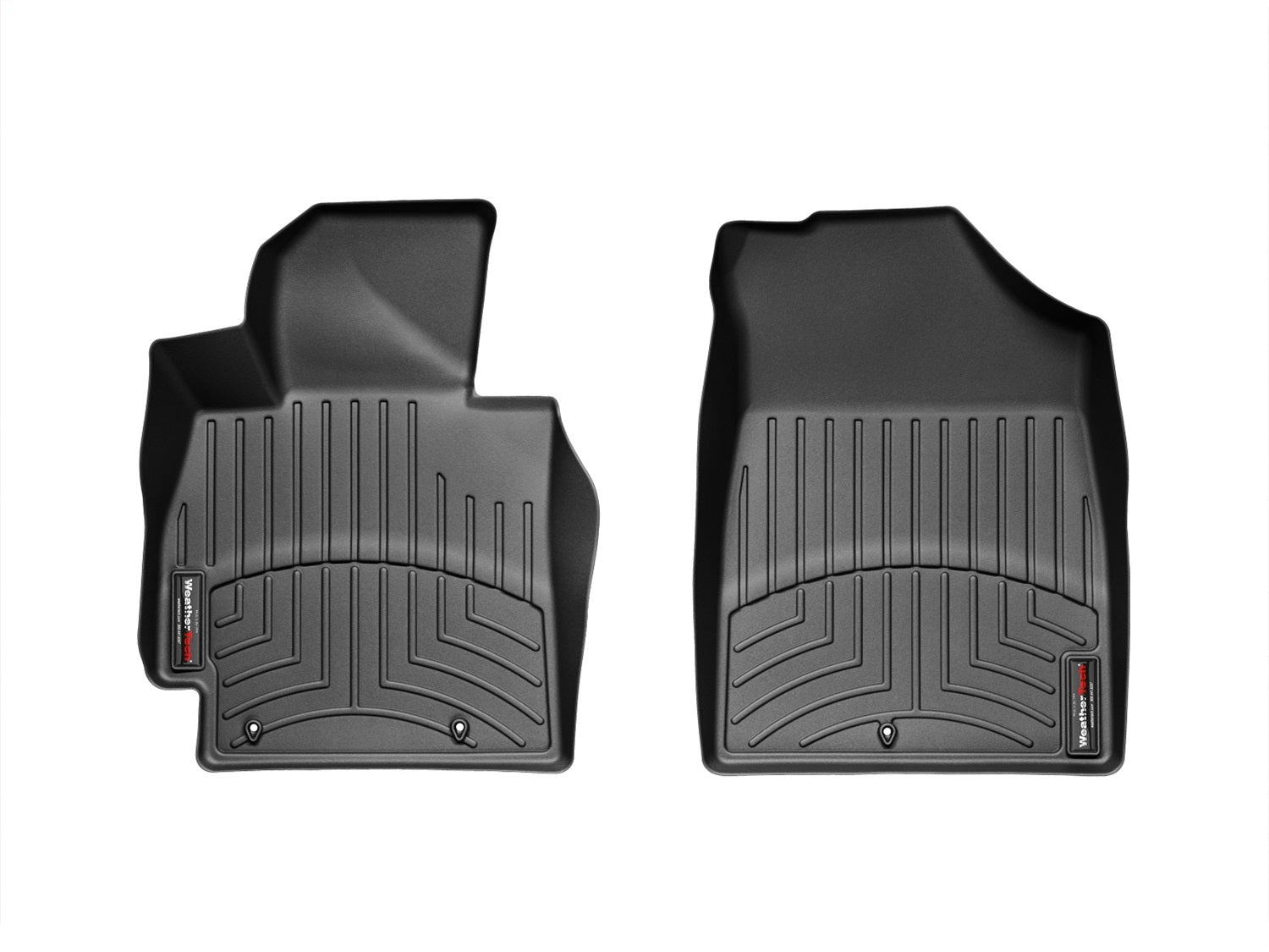 Weathertech - FloorLiner™ DigitalFit® Black Front & Rear Set 12-16 Hyundai Veloster - 44342-1-2