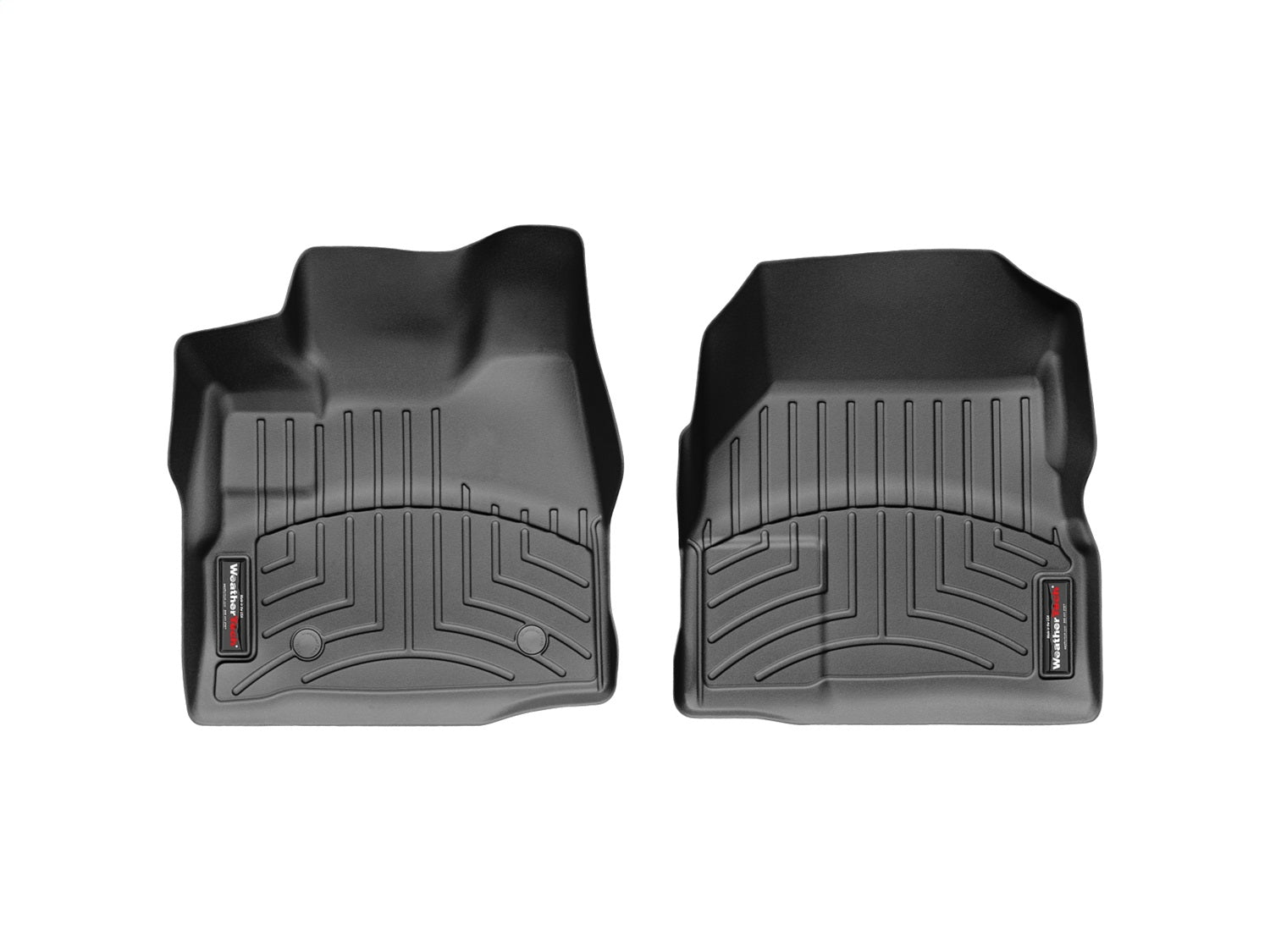 Weathertech - FloorLiner™ DigitalFit® Black Front & Rear Set 10-17 Chevrolet Equinox / 11-17 GMC Terrain - 443461-442712