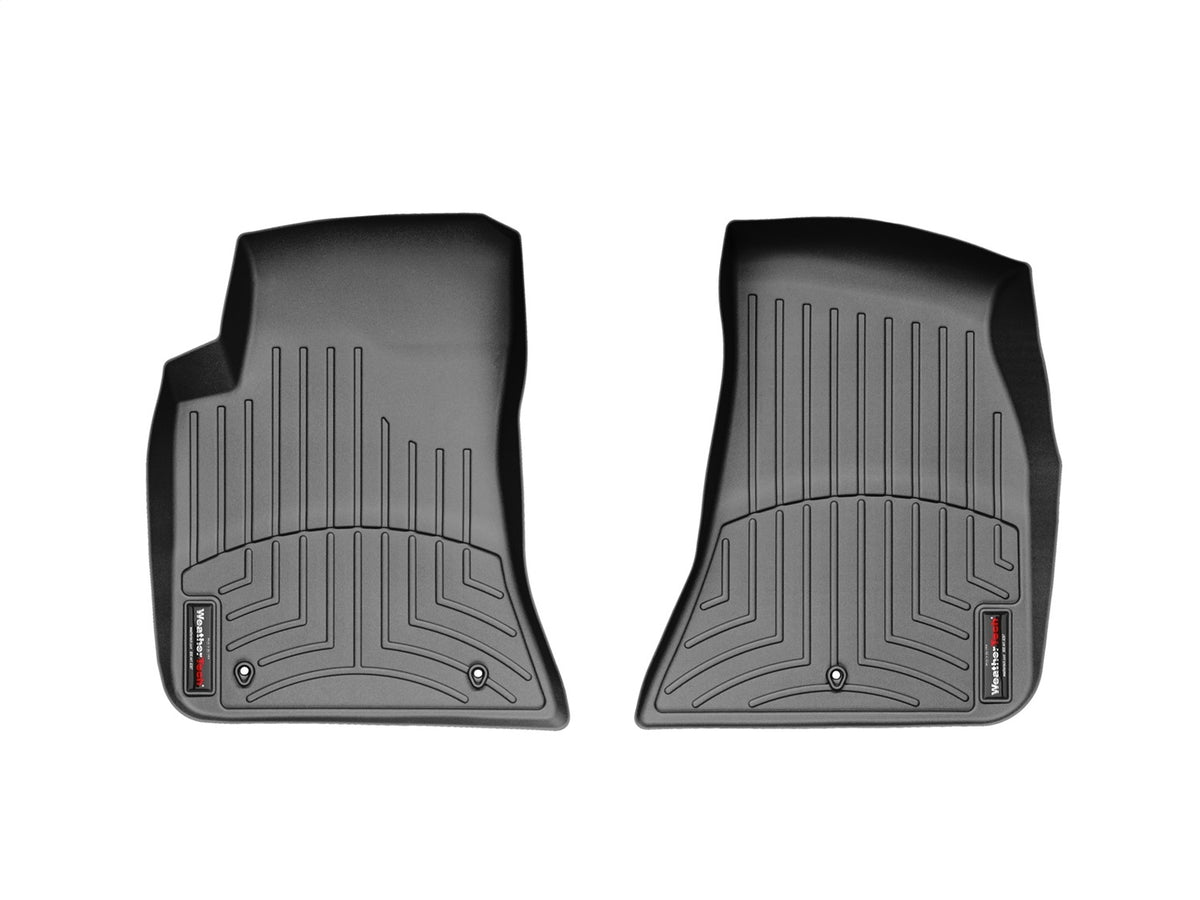 Weathertech - FloorLiner™ DigitalFit® Black Front & Rear Set 11-14 Dodge Challenger - 44386-1-2