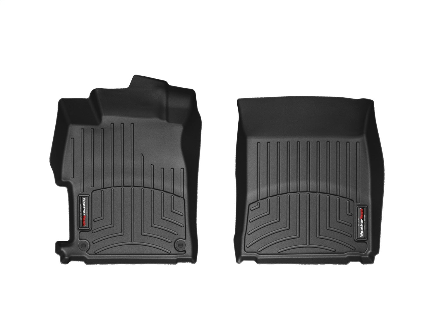 Weathertech - FloorLiner™ DigitalFit® Black Front & Rear Set 12-13 Honda Civic - 443961-443733