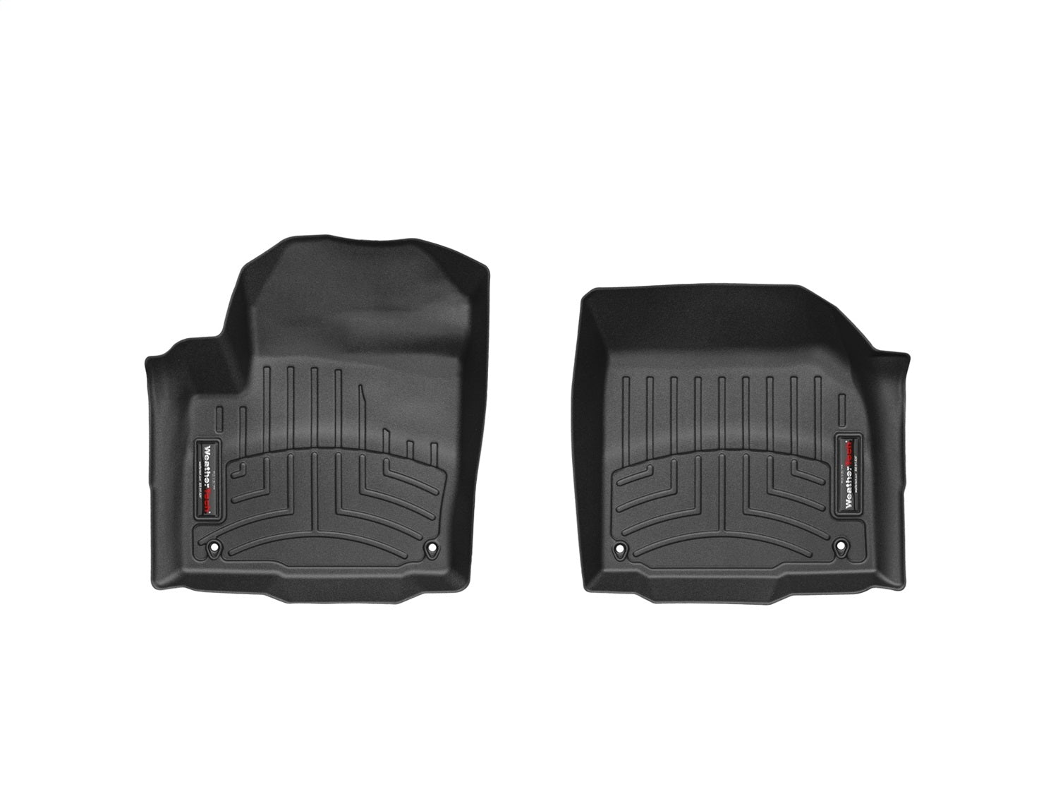 Weathertech - FloorLiner™ DigitalFit® Black Front & Rear Set 12-19 Land Rover Range-Rover-Evoque - 44404-1-3