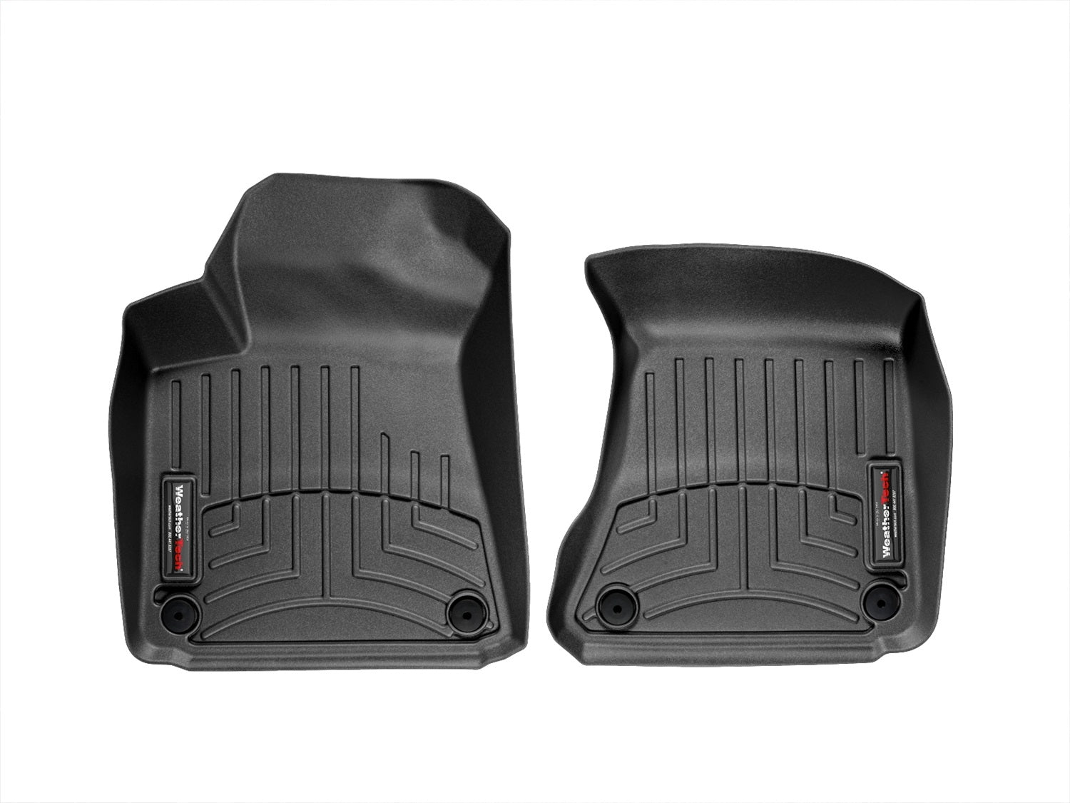 Weathertech - FloorLiner™ DigitalFit® Black Front & Rear Set 11-16 Audi A8 / 13-16 Audi S8 - 444201-447202