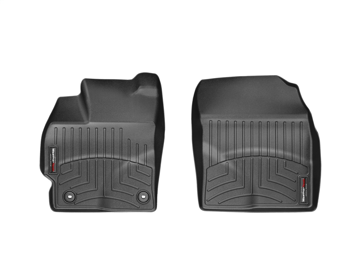 Weathertech - FloorLiner™ DigitalFit® Black Front & Rear Set 12-17 Toyota Prius - 44427-1-2