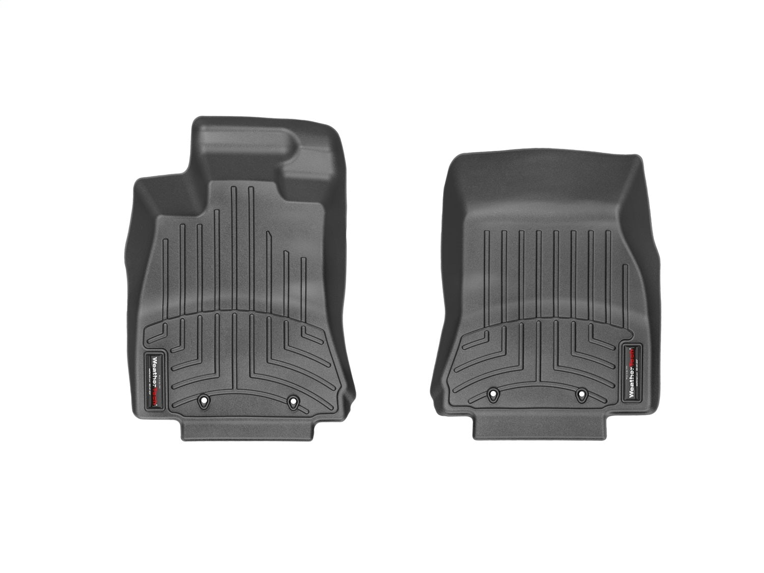 Weathertech - FloorLiner™ DigitalFit® Black Front & Rear Set 09-15 Jaguar XF - 44446-1-2