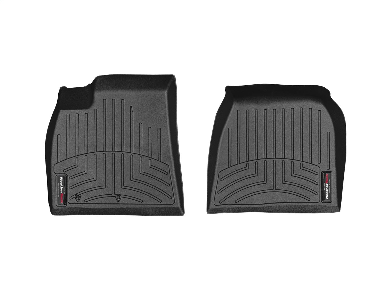 Weathertech - FloorLiner™ DigitalFit® Black Front & Rear Set 12-14 Tesla S - 44458-1-2