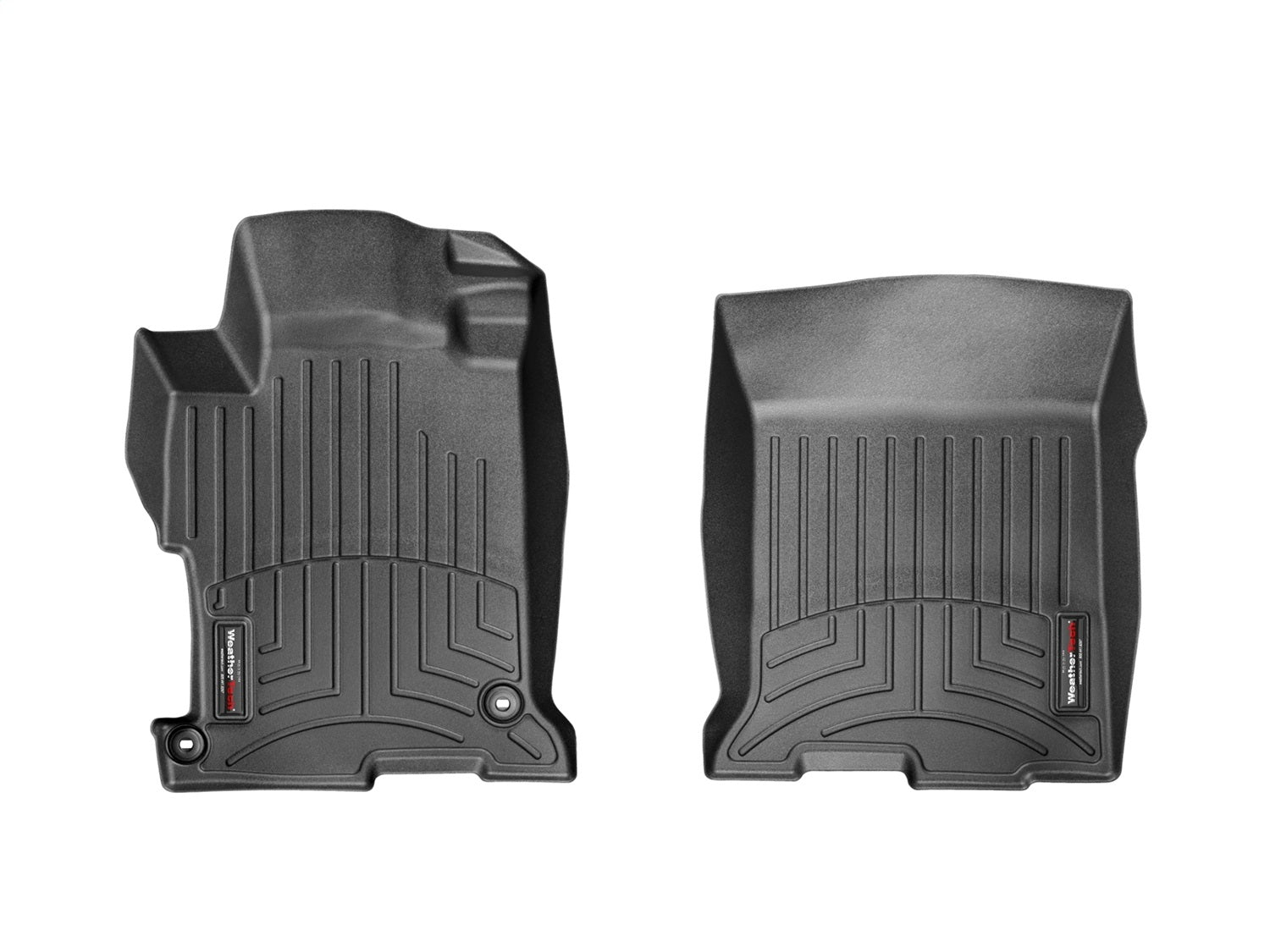 Weathertech - FloorLiner™ DigitalFit® Black Front & Rear Set 13-17 Honda Accord - 44481-1-2