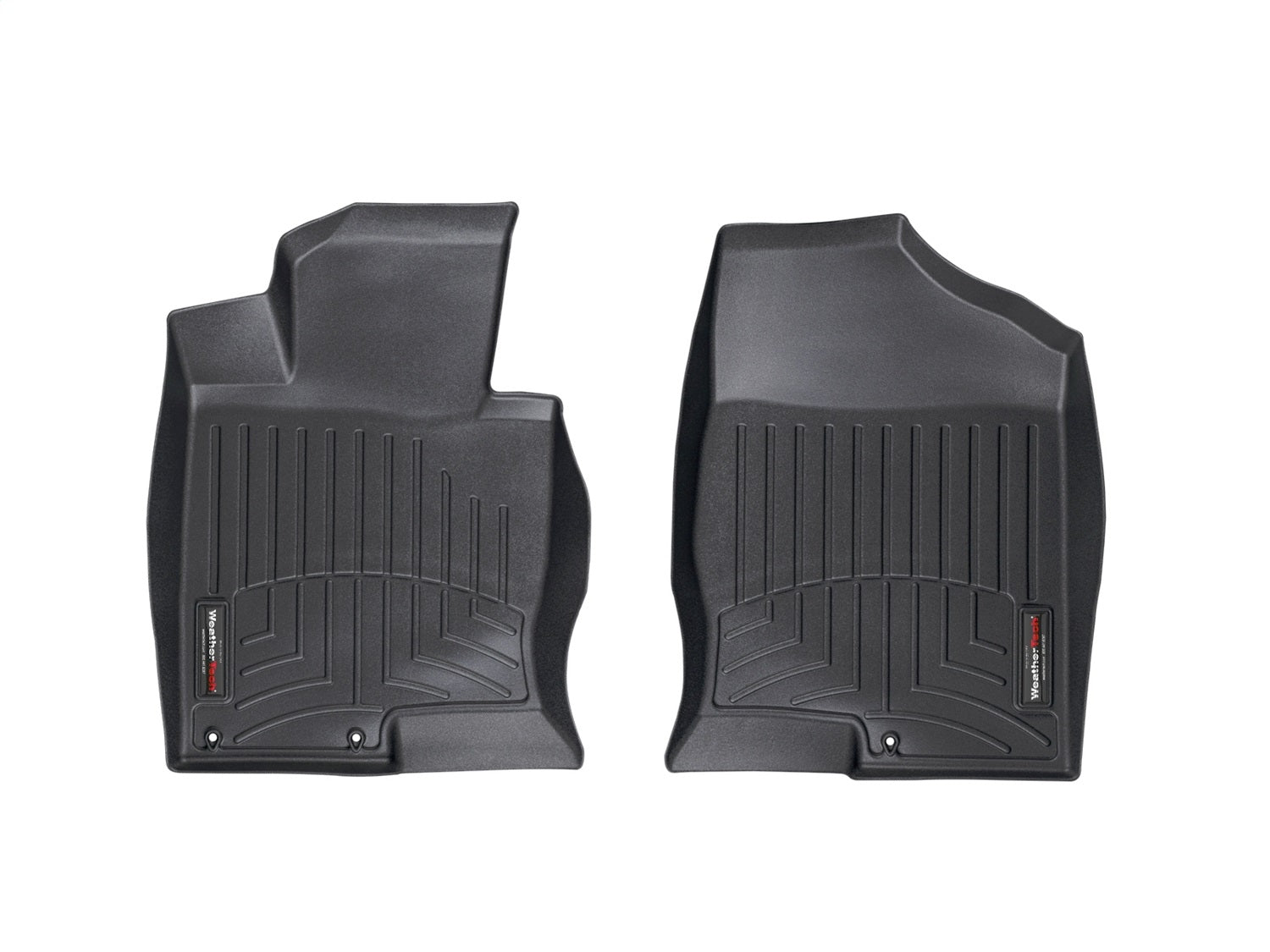Weathertech - FloorLiner™ DigitalFit® Black Front & Rear Set 12-17 Hyundai Azera - 44489-1-2