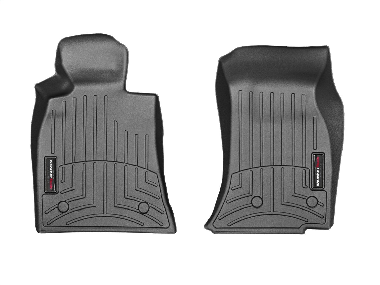 Weathertech - FloorLiner™ DigitalFit® Black Front & Rear Set 13-19 Cadillac ATS / 14 Cadillac CTS - 44497-1-2