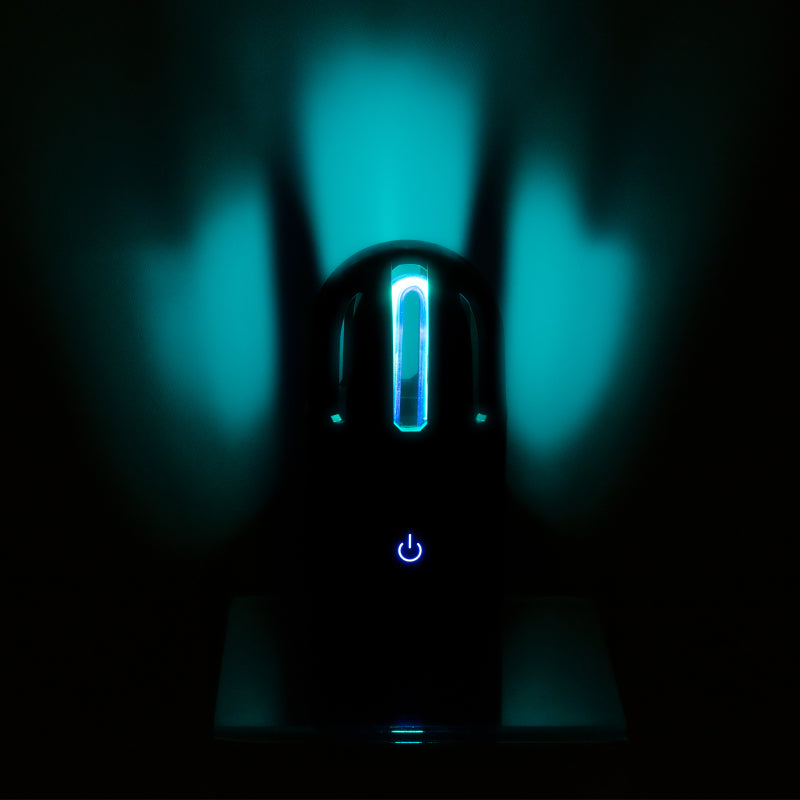 Oracle 3W UV-C Mini Sterilization Lamp- Portable UVGI Disinfection Device (Black) - Black - 3W-UV-CB