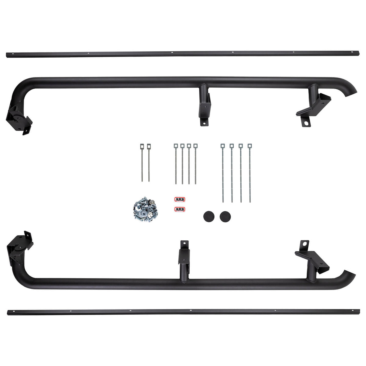 ARB Deluxe Rock Rails Textured Jk Lwb - 4450230